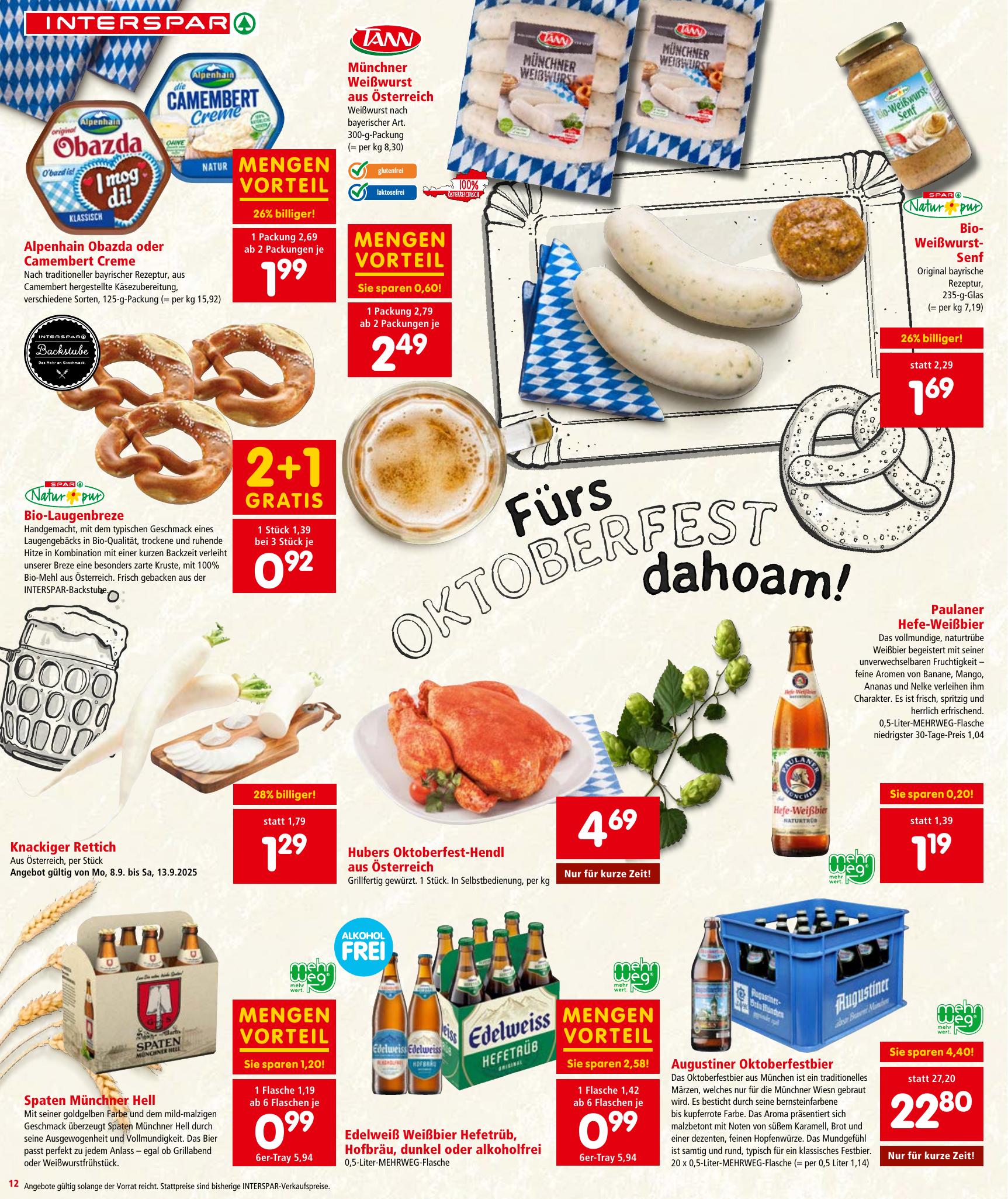 Interspar flyer page