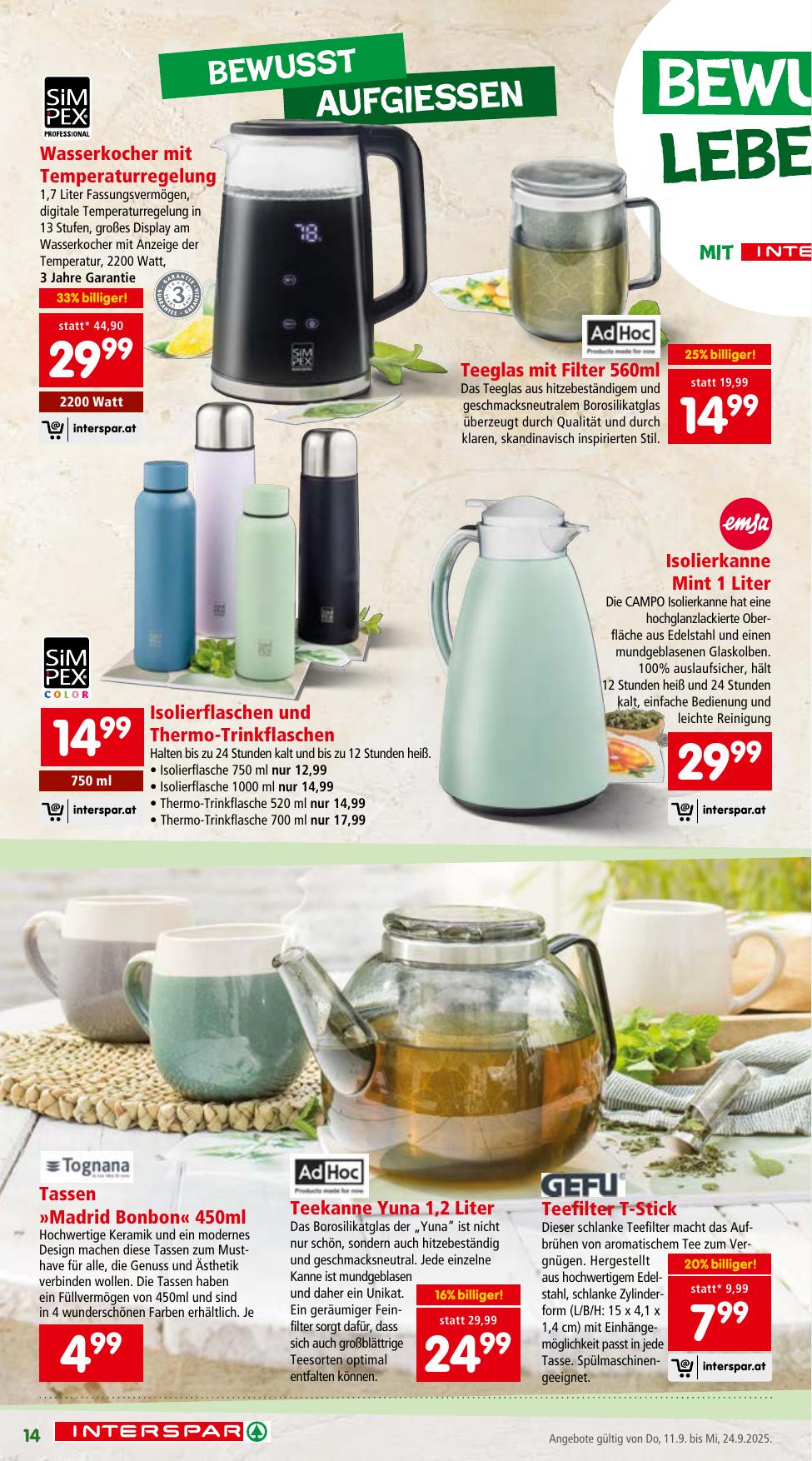 Interspar flyer page