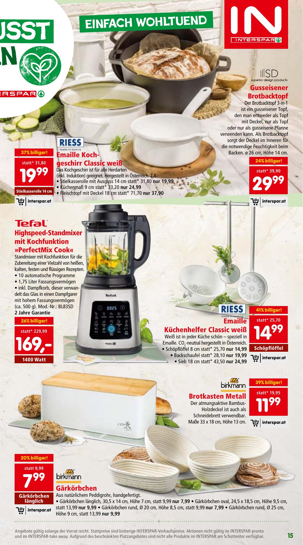 Interspar flyer page