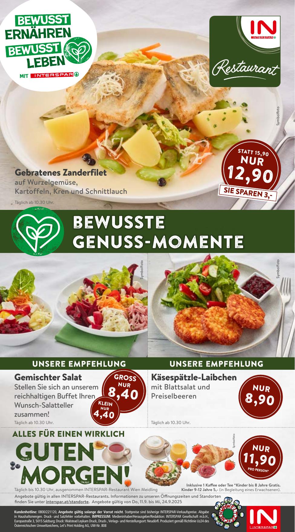 Interspar flyer page