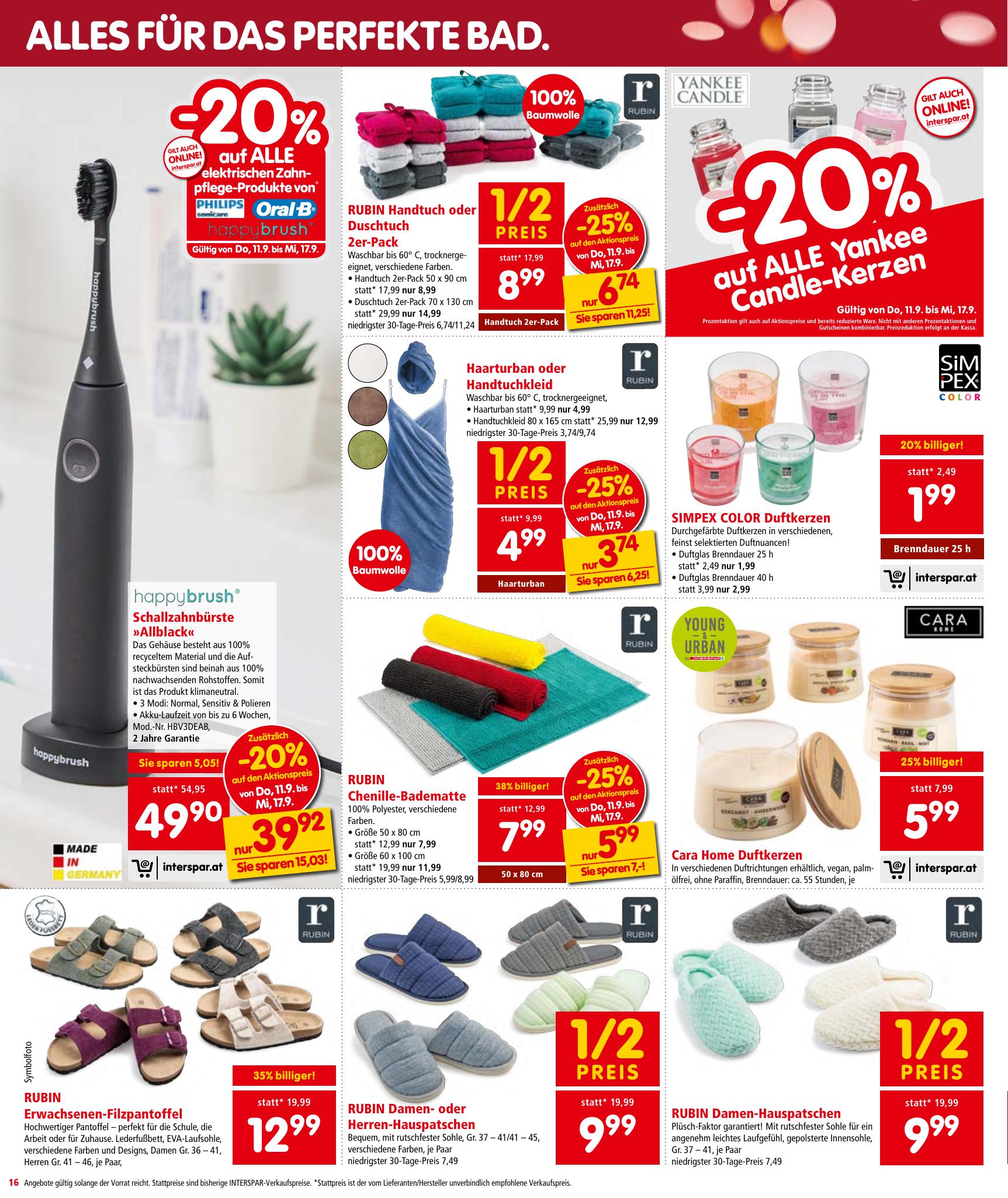 Interspar flyer page