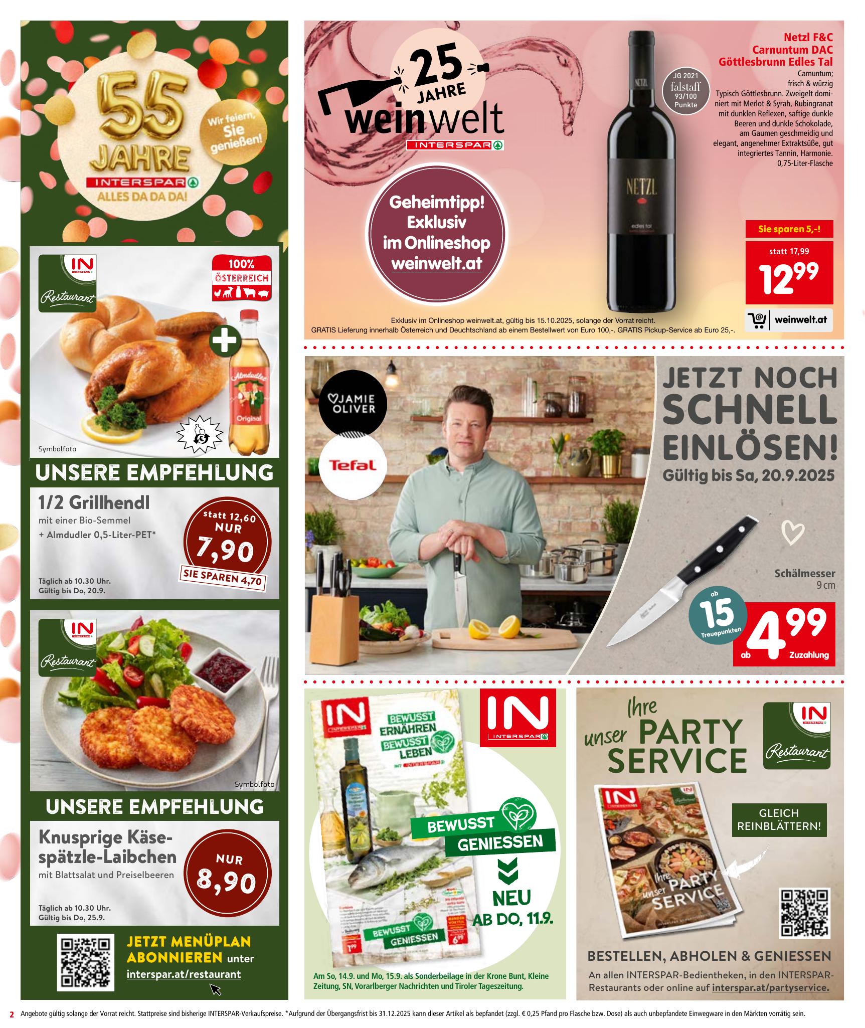 Interspar flyer page