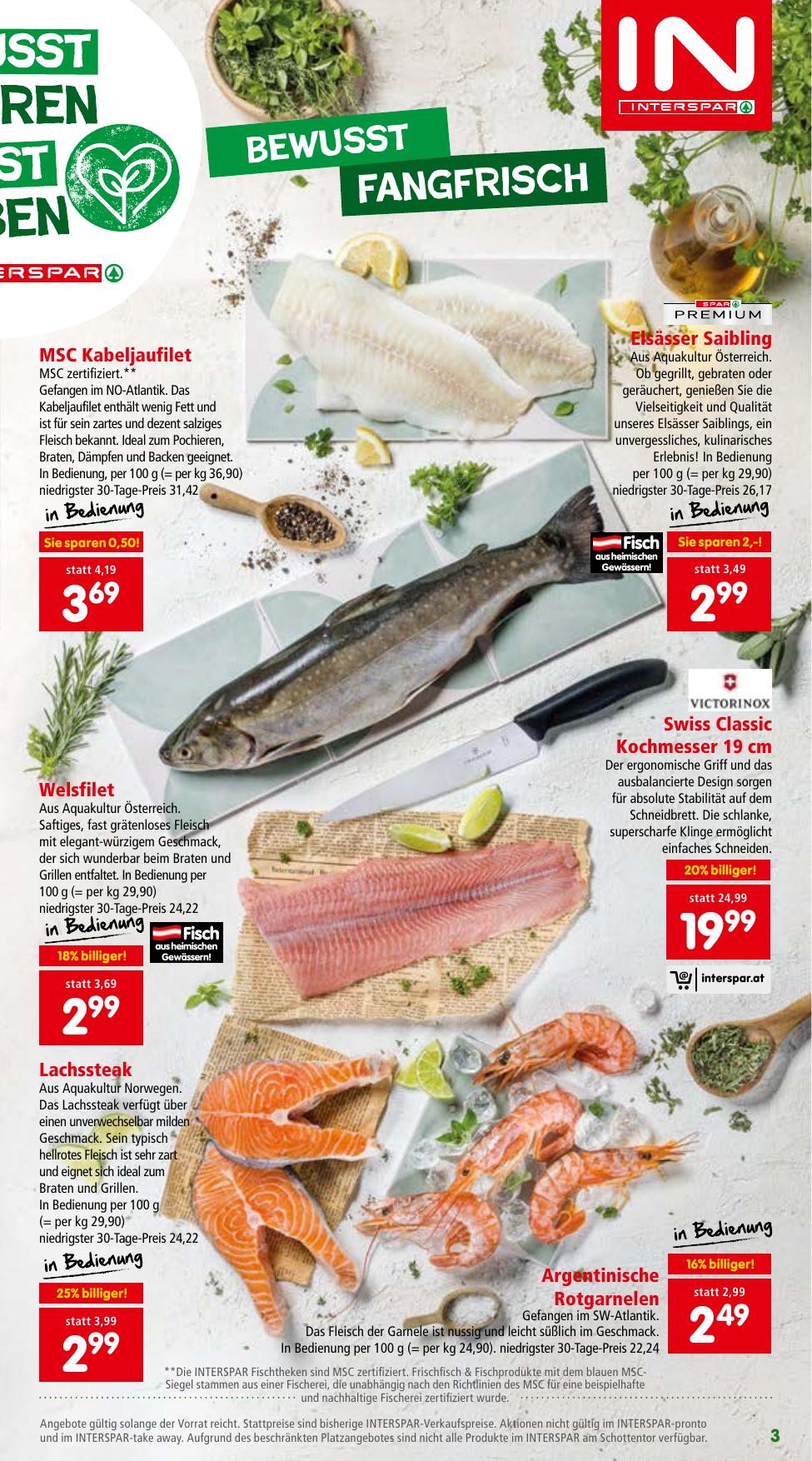 Interspar flyer page