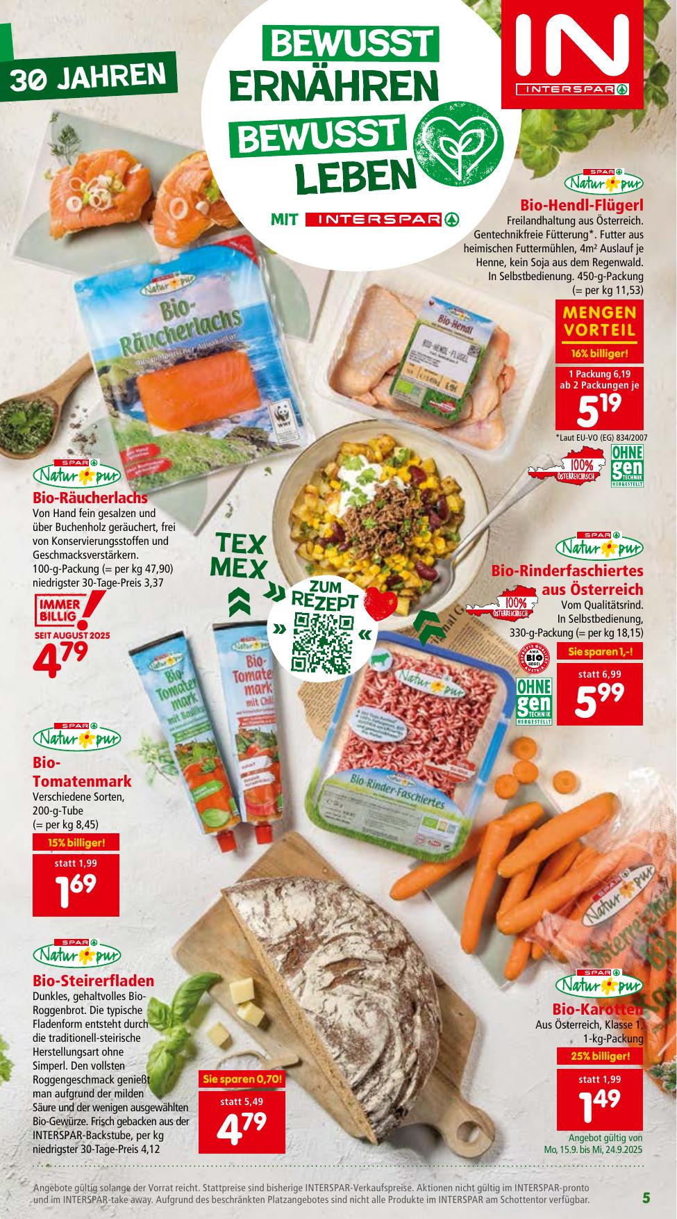 Interspar flyer page