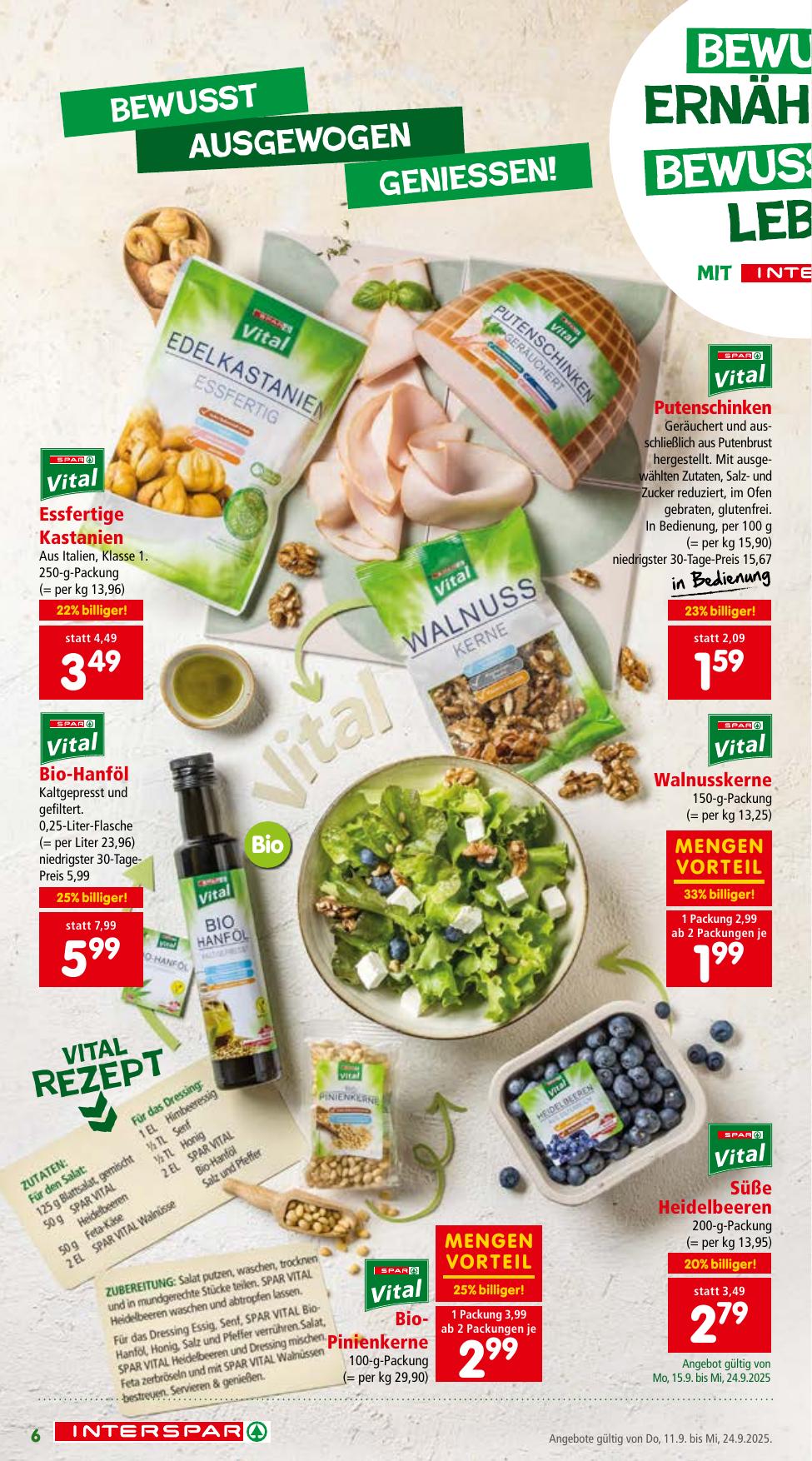 Interspar flyer page