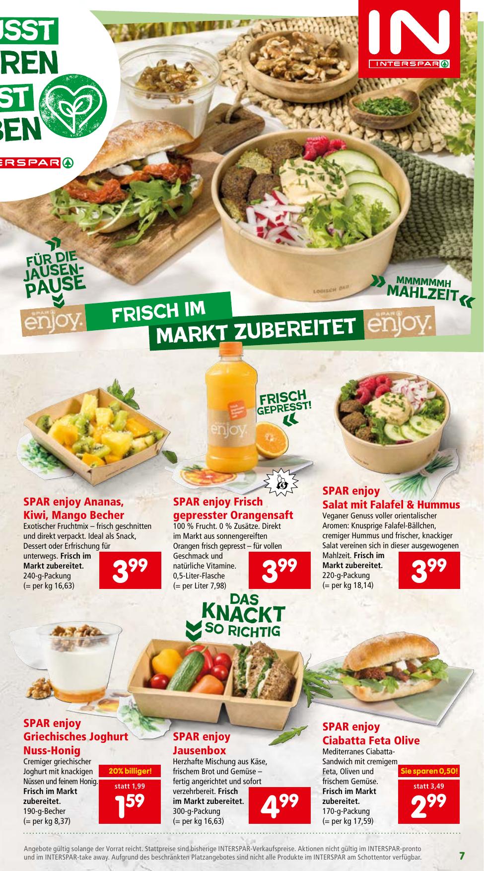 Interspar flyer page