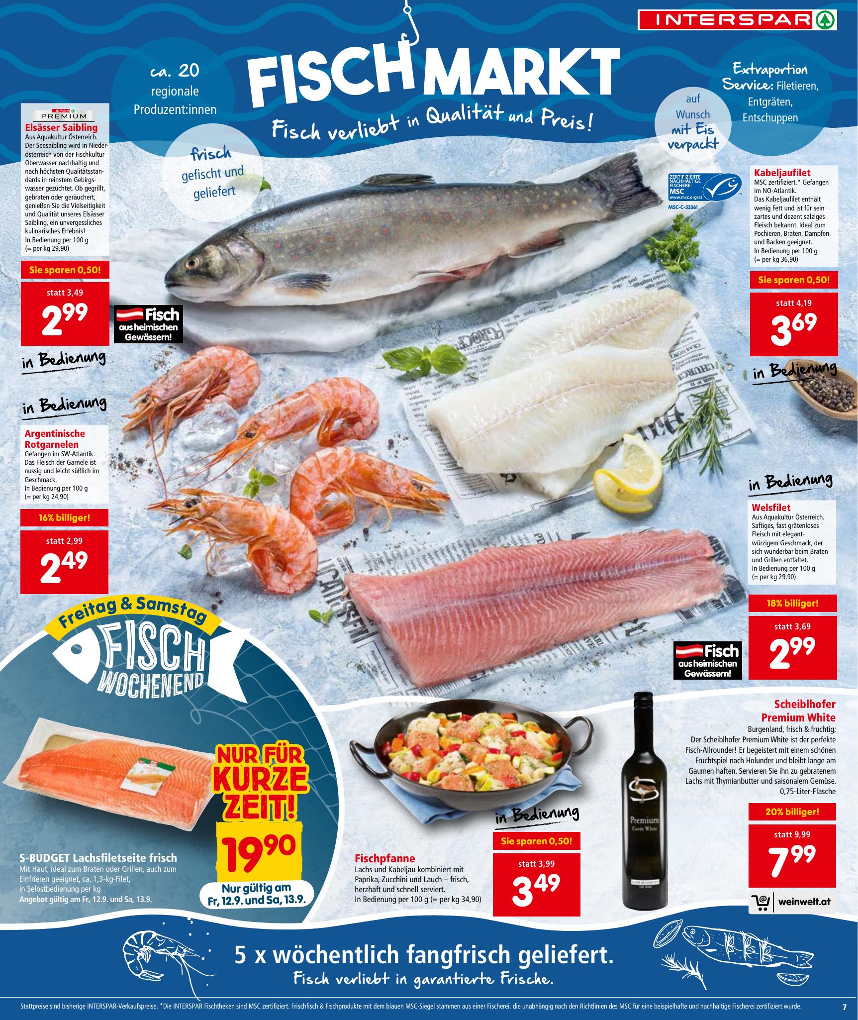 Interspar flyer page
