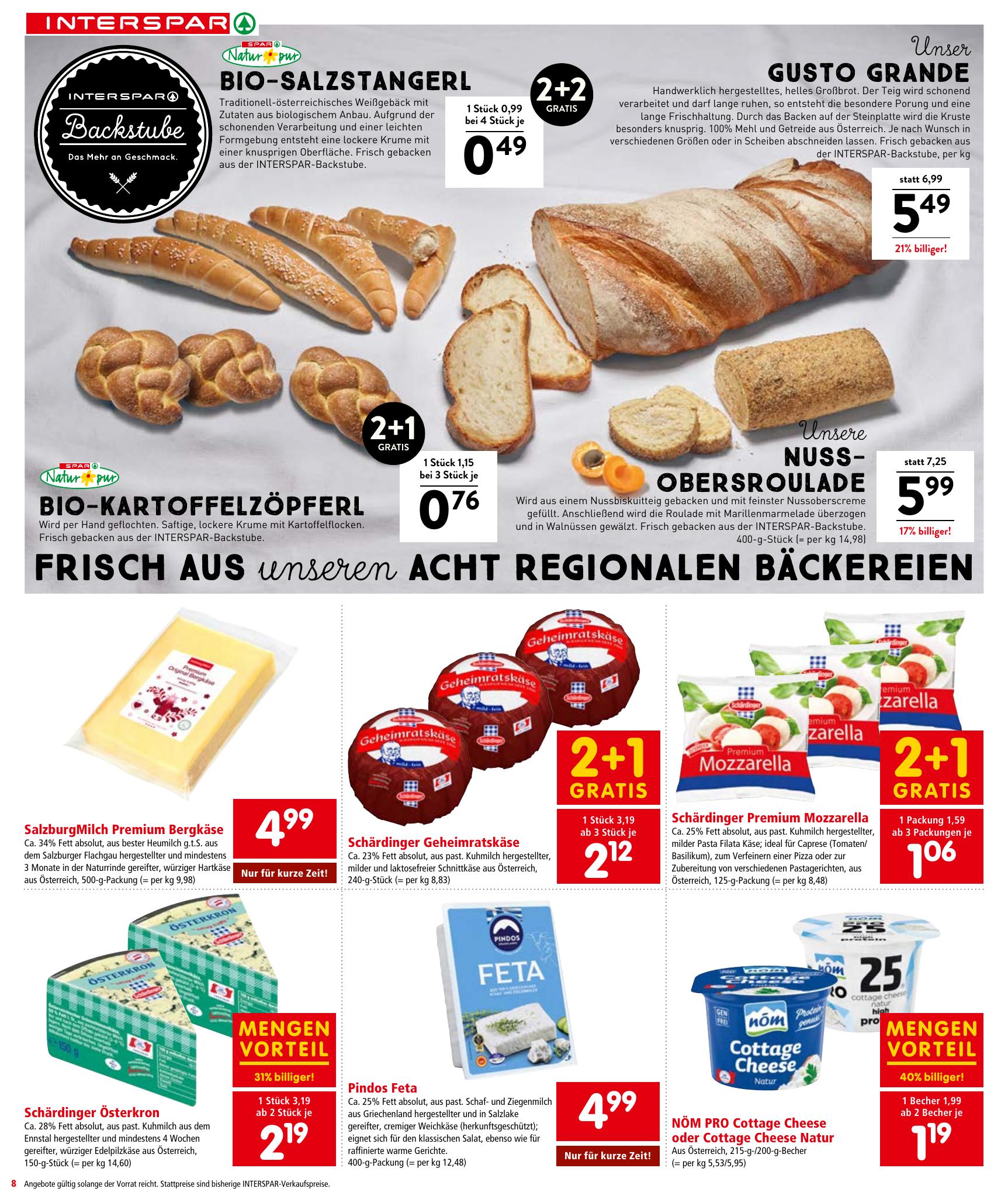 Interspar flyer page