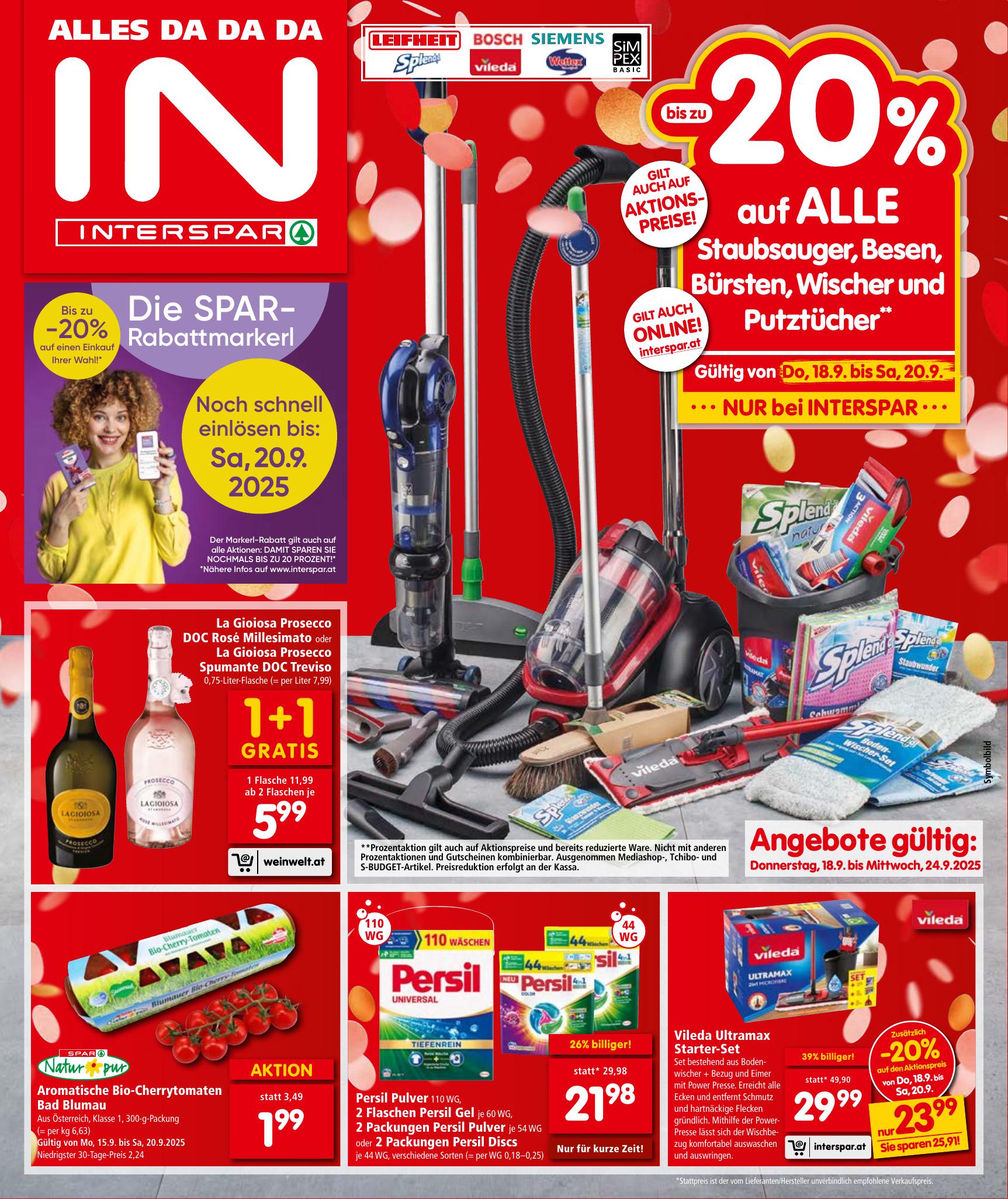 Interspar flyer page
