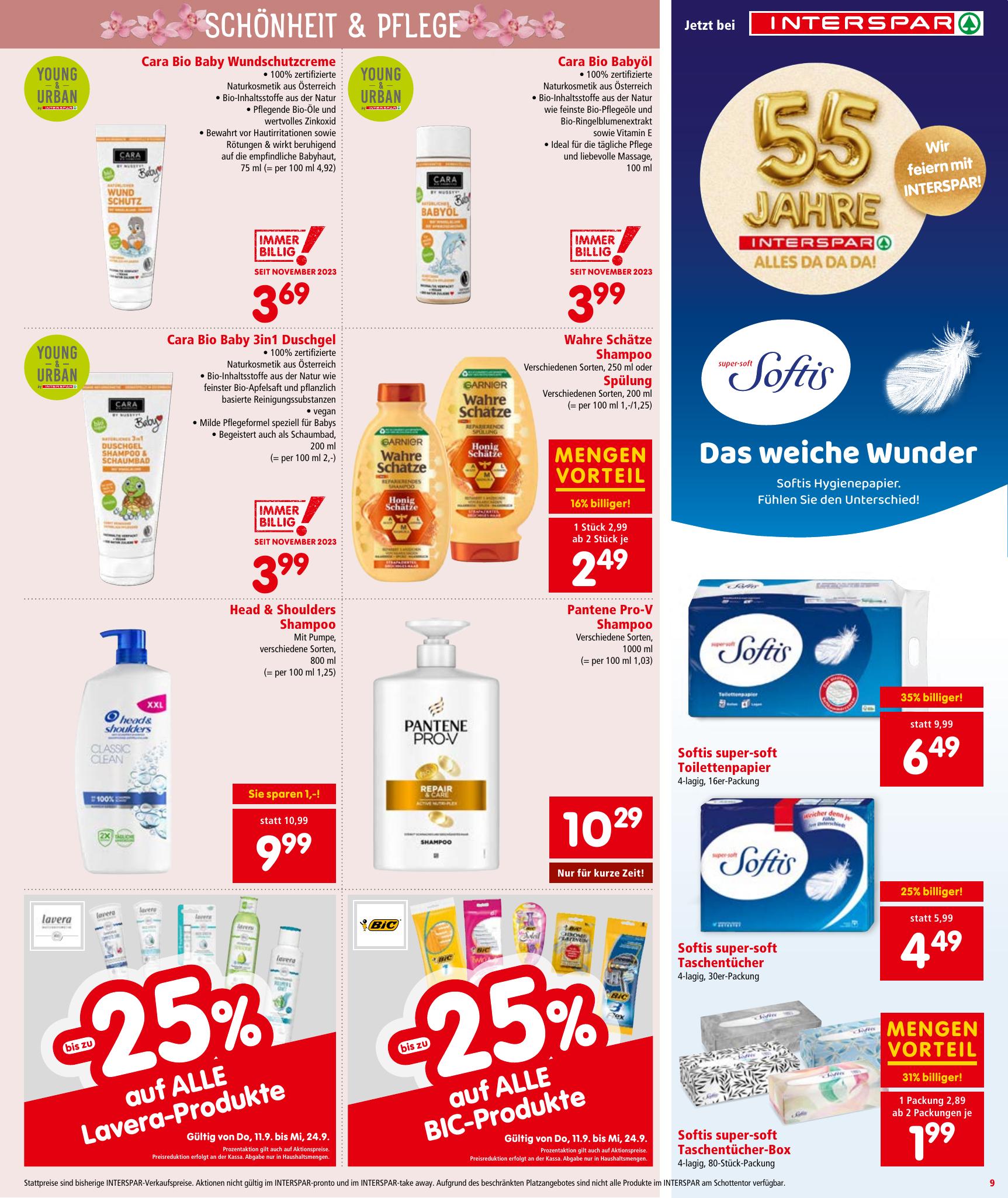 Interspar flyer page