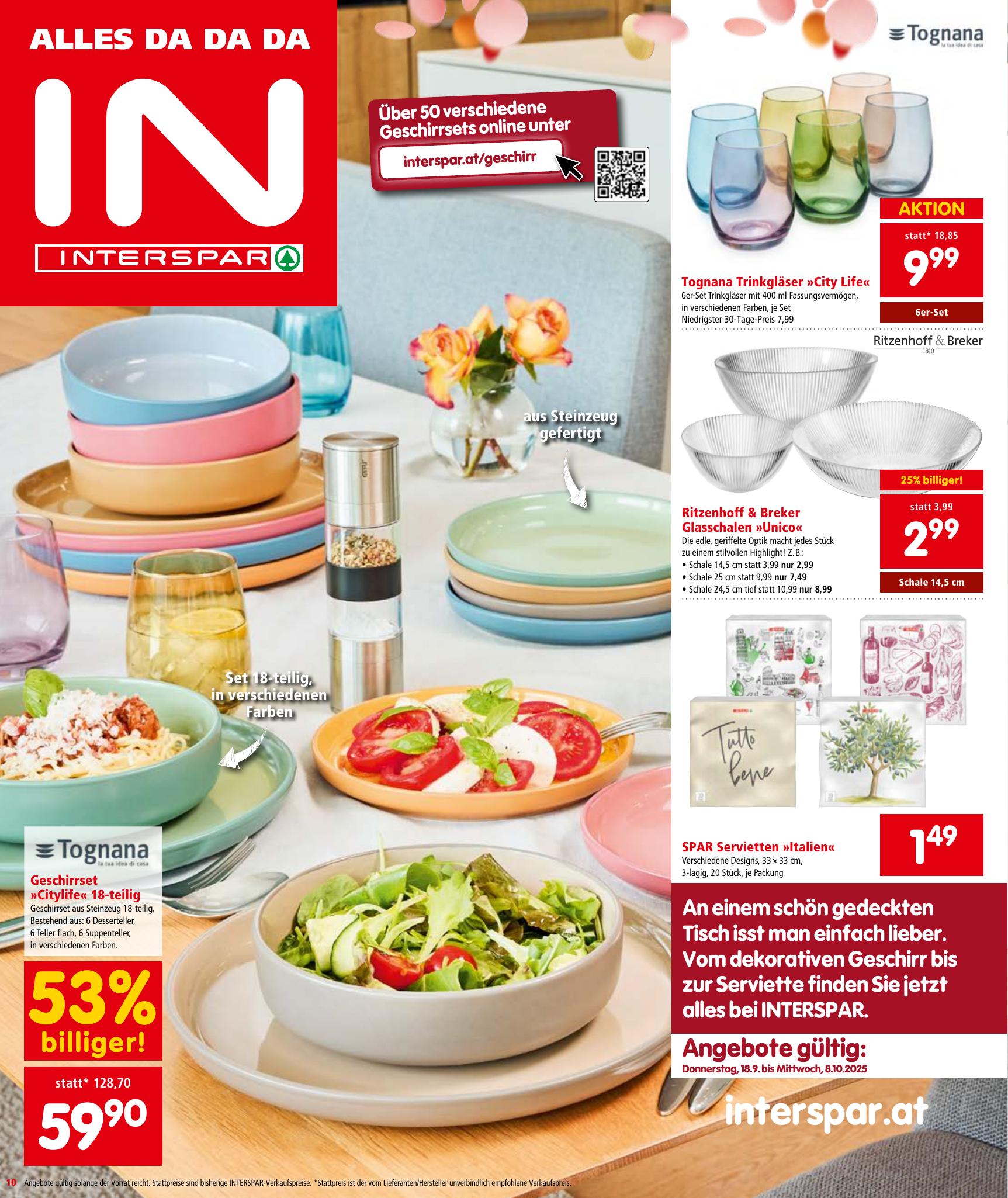Interspar flyer page