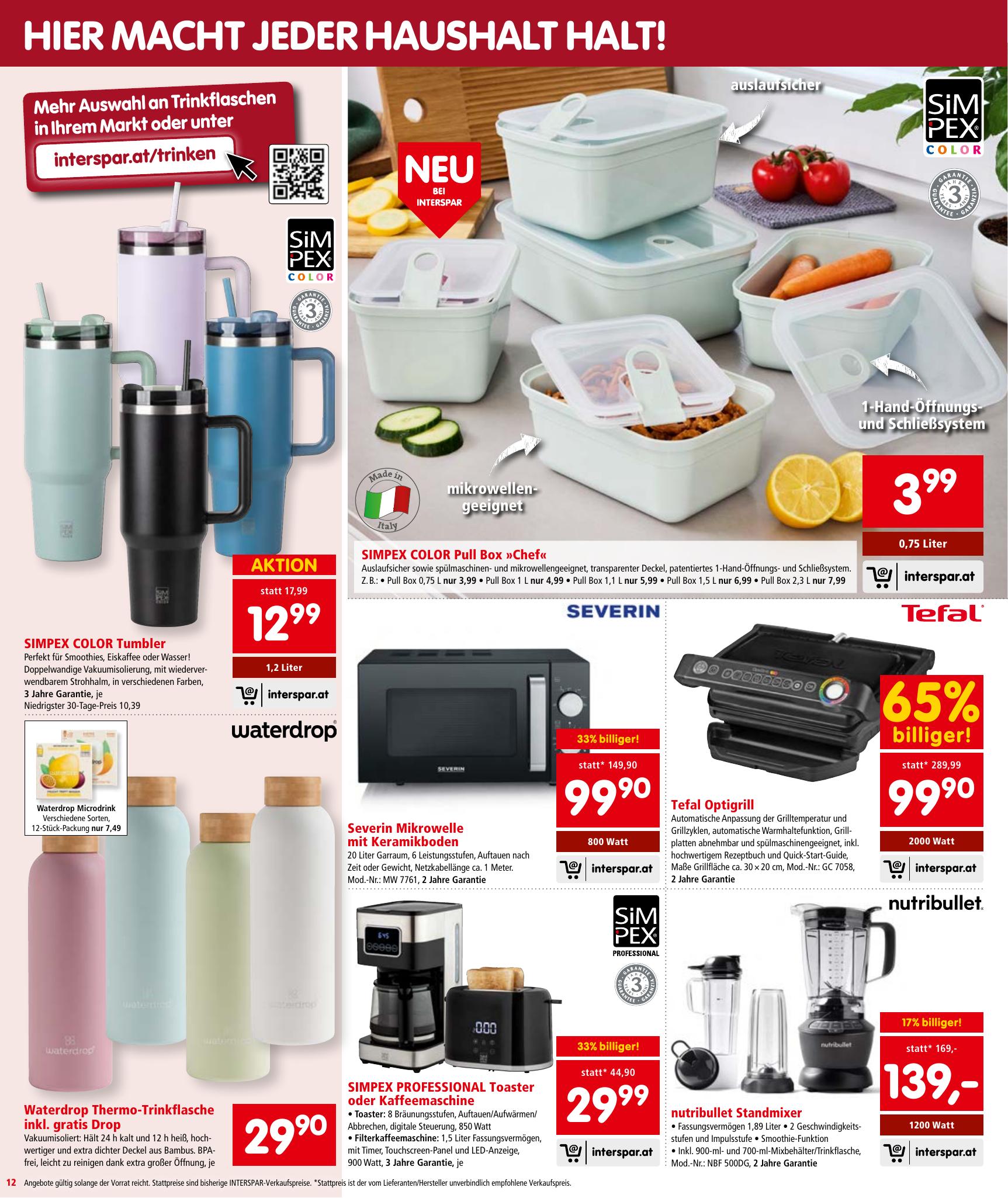 Interspar flyer page