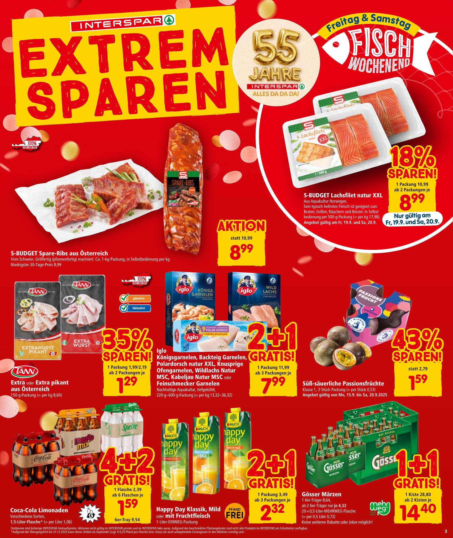 Interspar flyer page