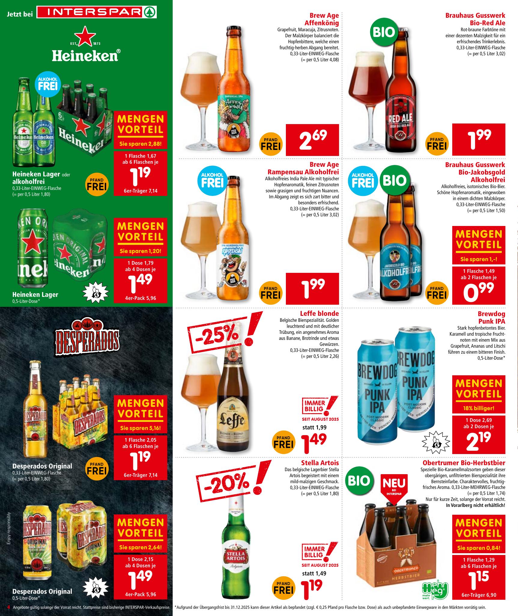 Interspar flyer page