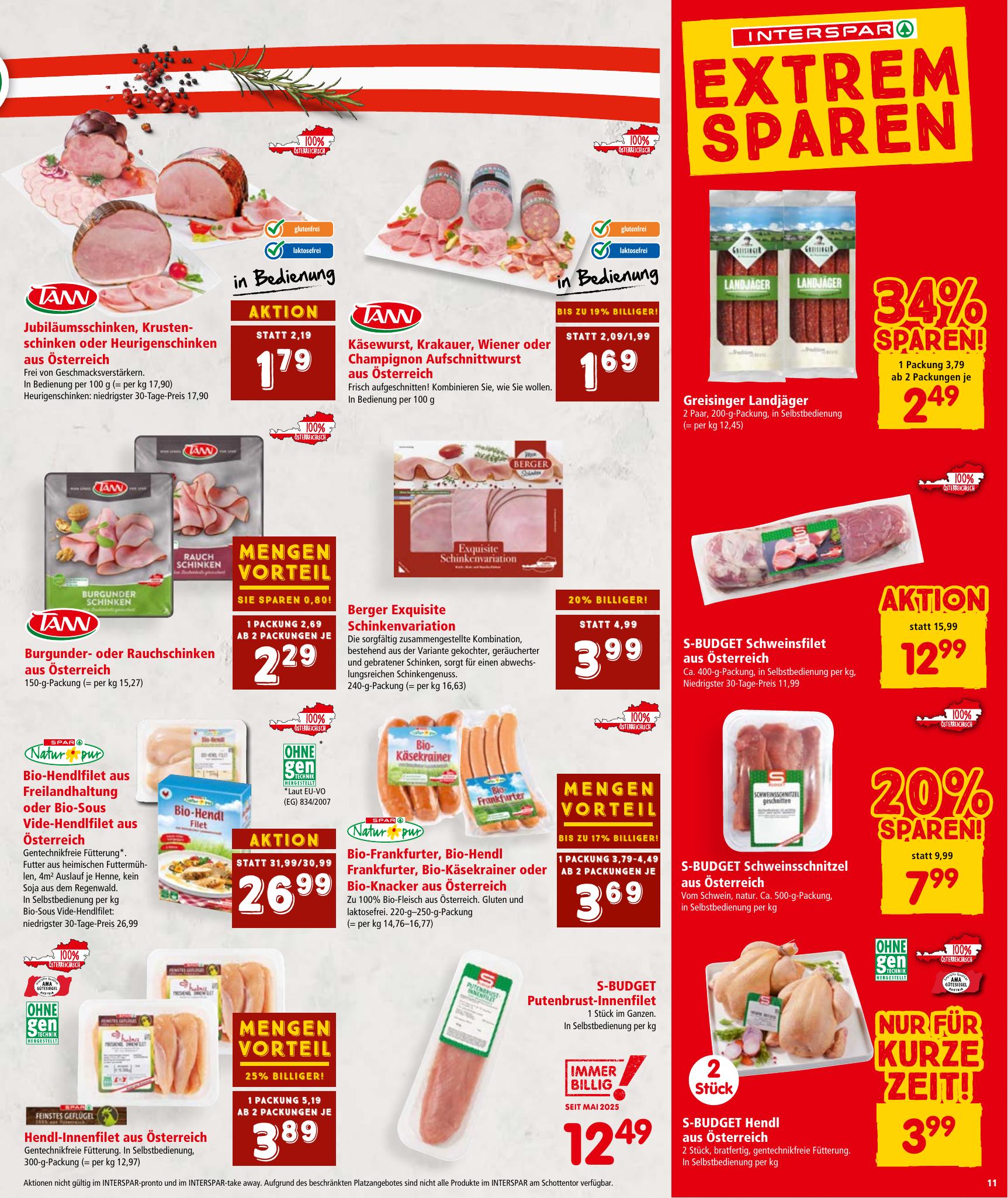 Interspar flyer page