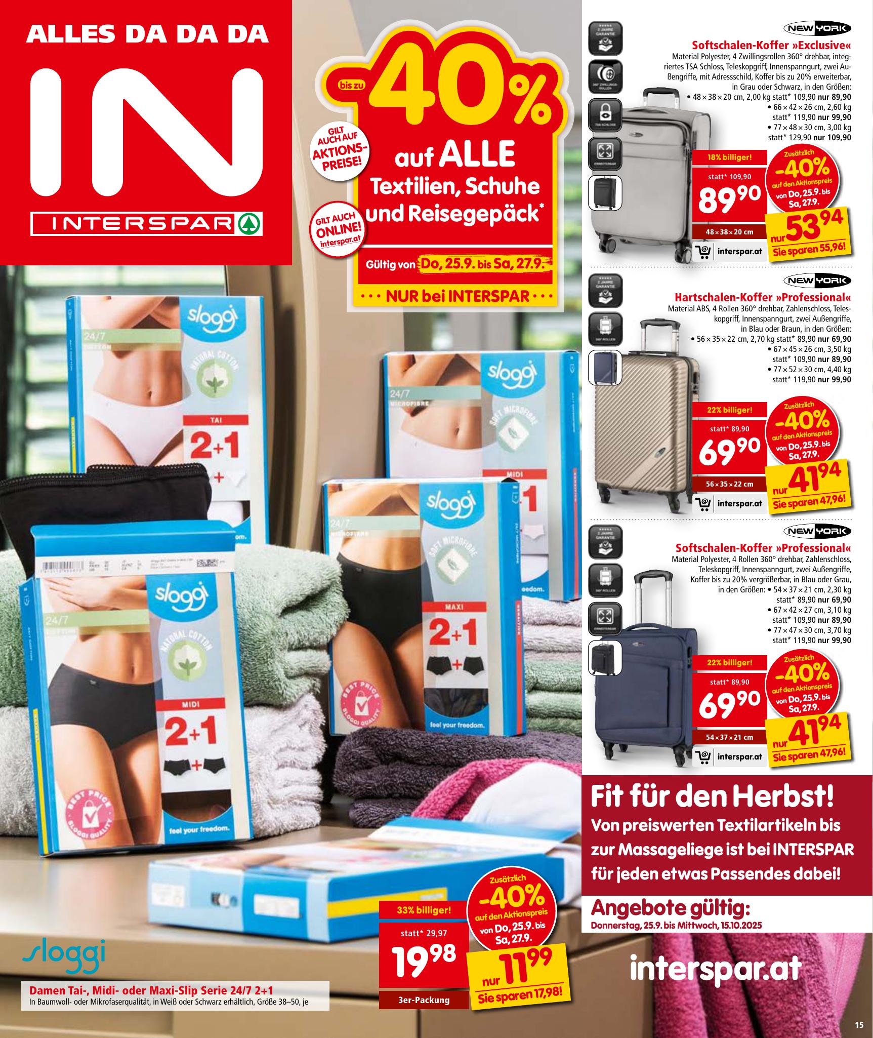 Interspar flyer page