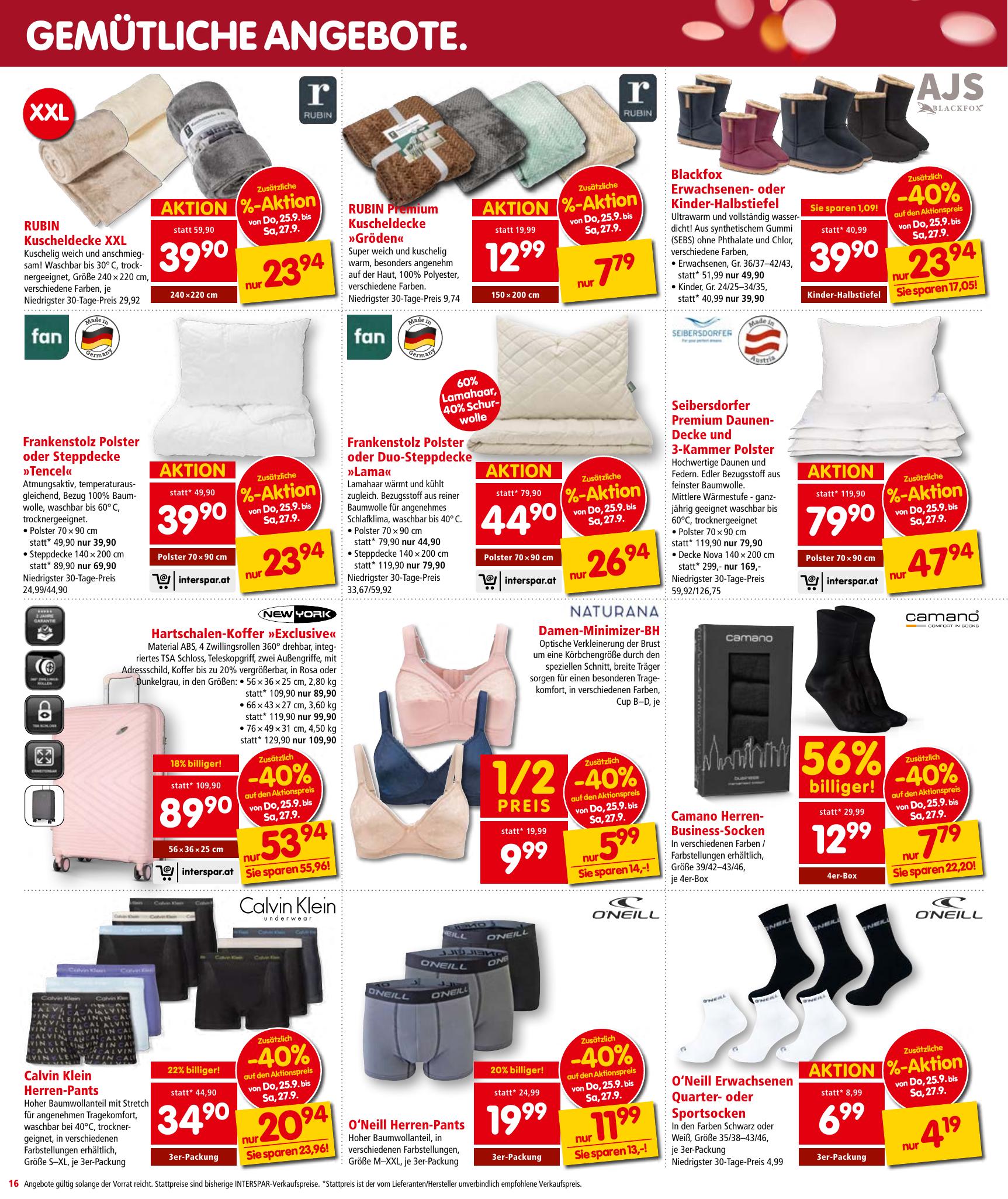 Interspar flyer page