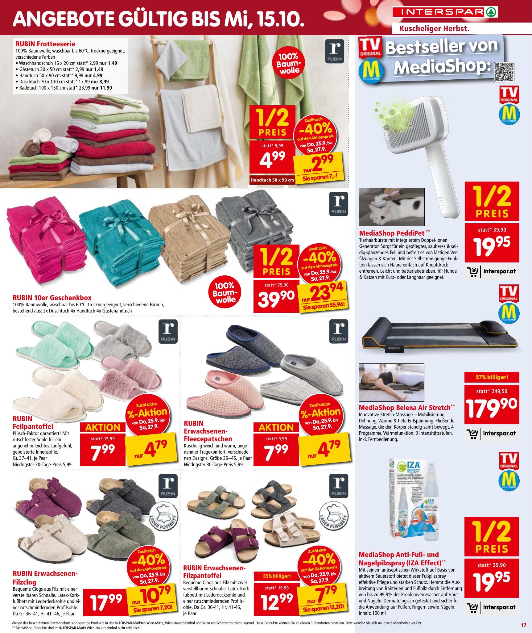 Interspar flyer page