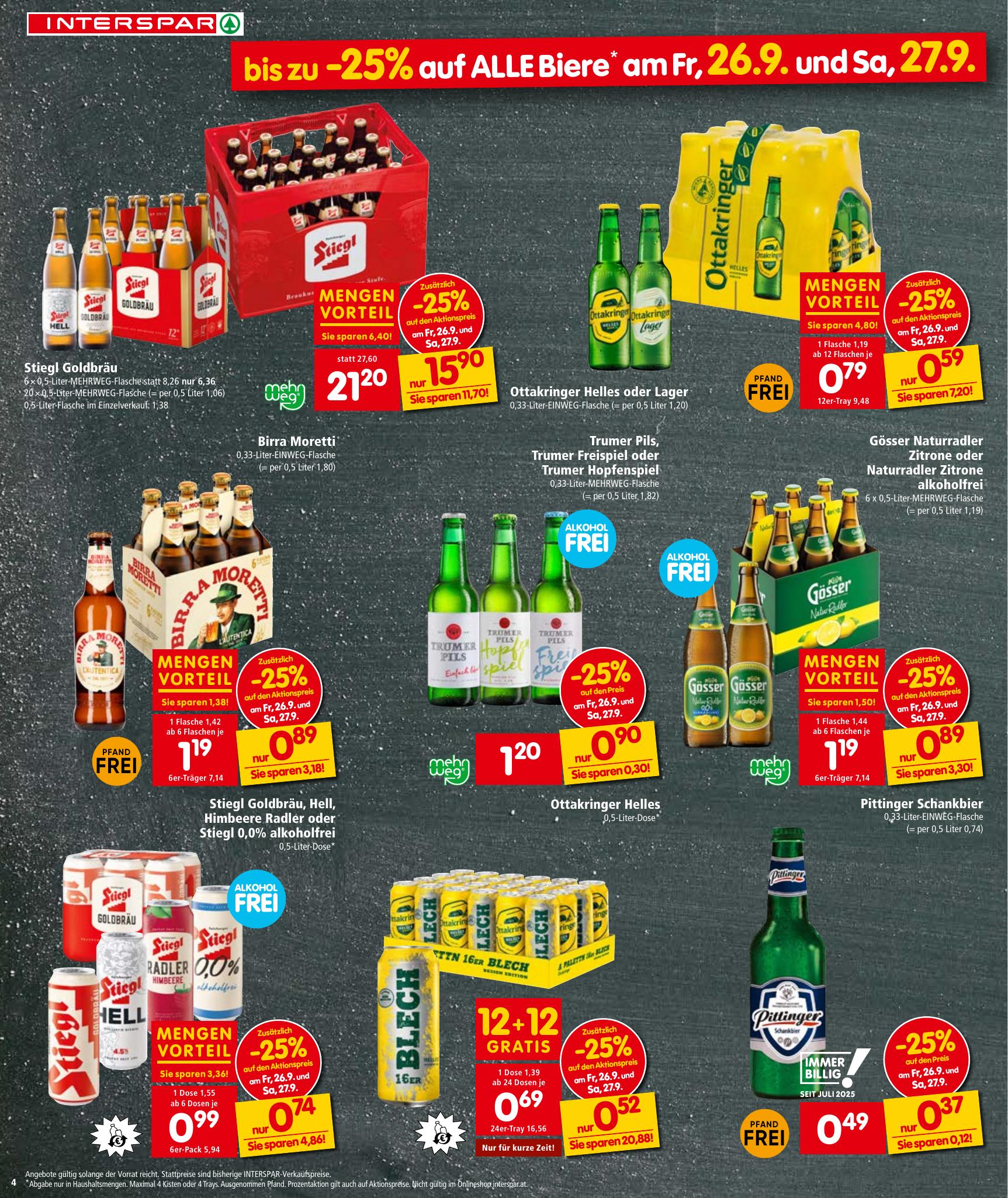 Interspar flyer page