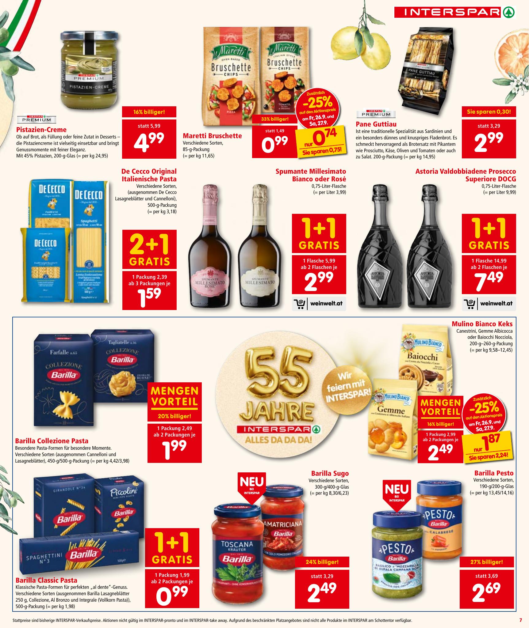 Interspar flyer page