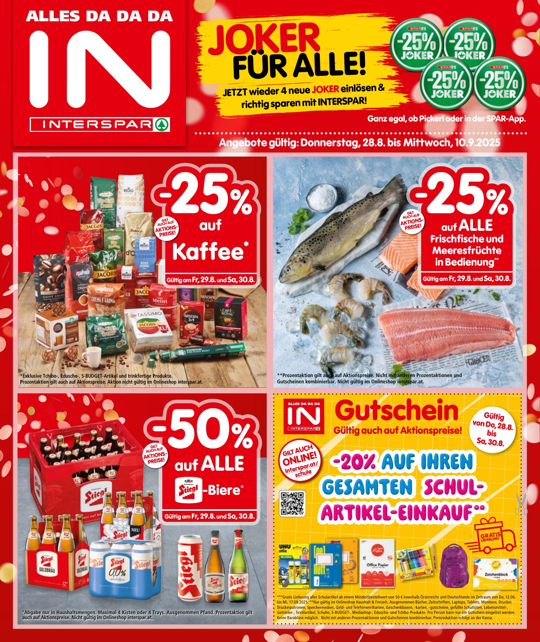 Interspar flyer page