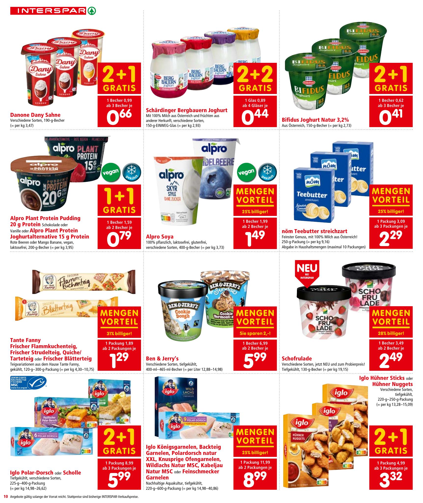 Interspar flyer page