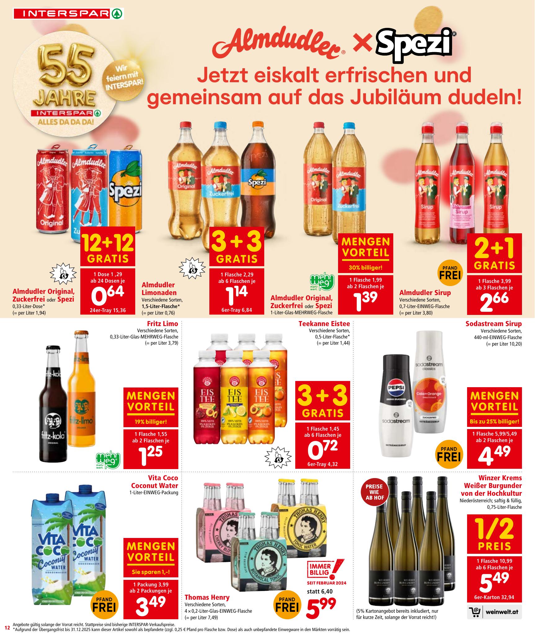Interspar flyer page
