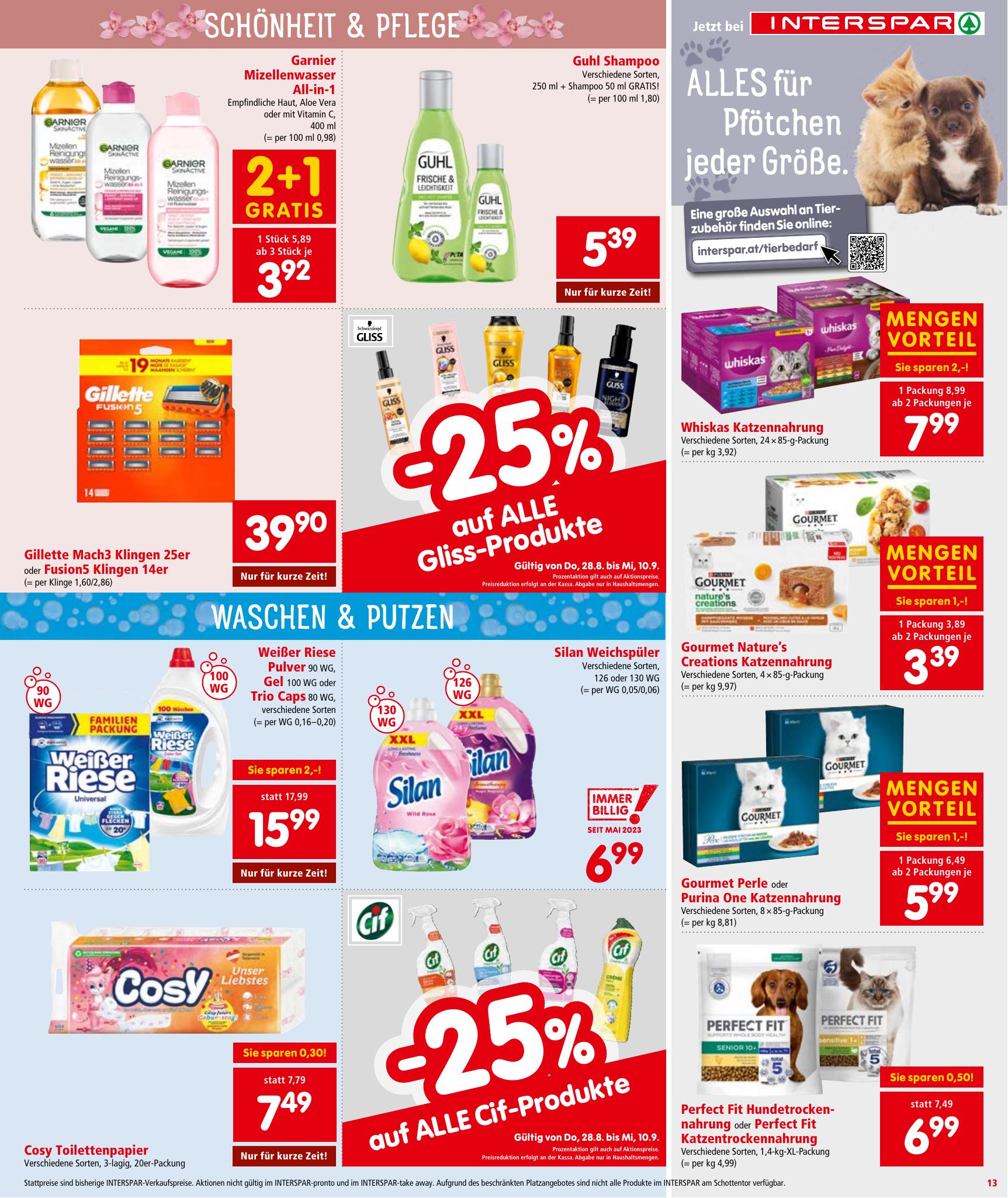Interspar flyer page