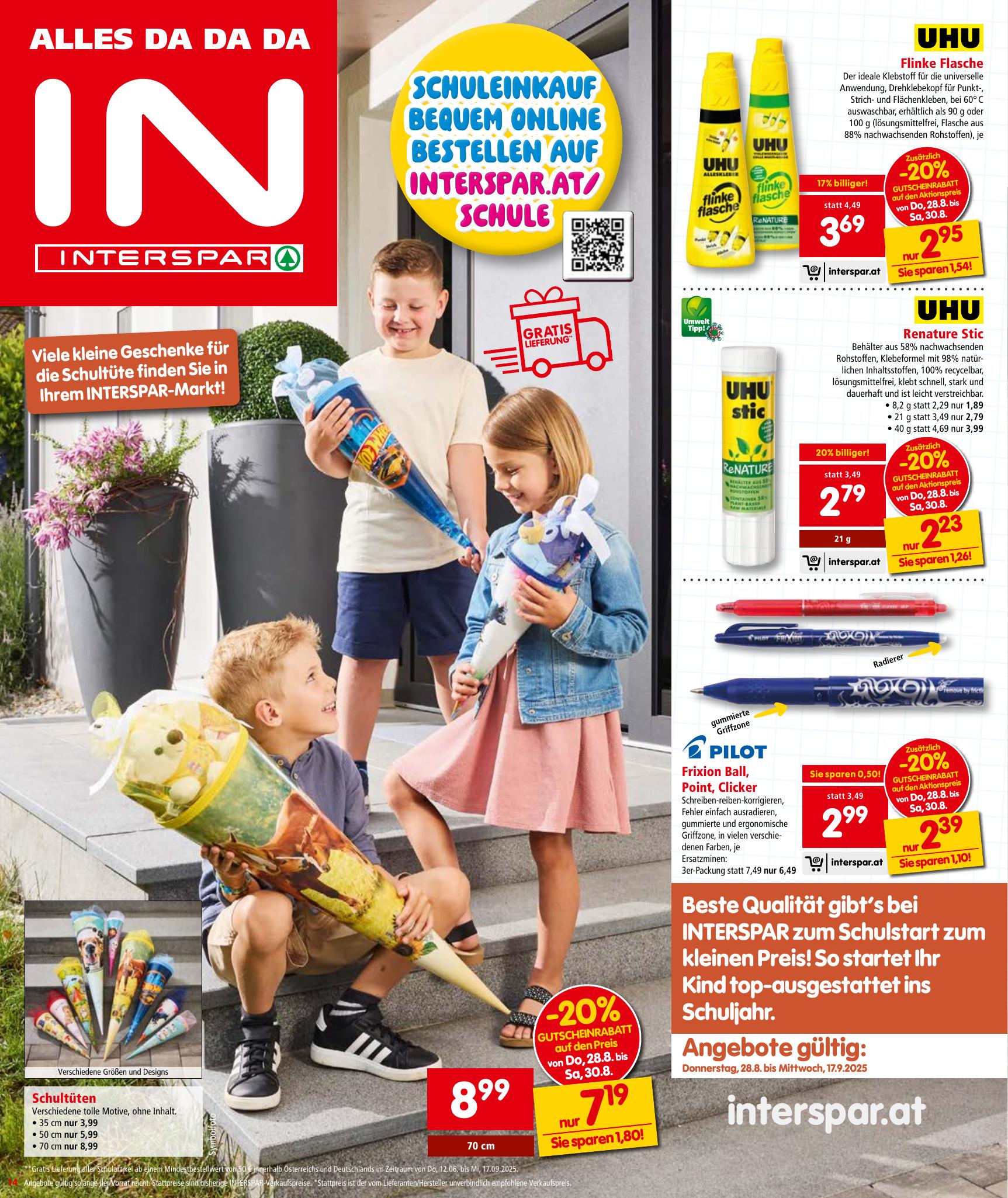 Interspar flyer page
