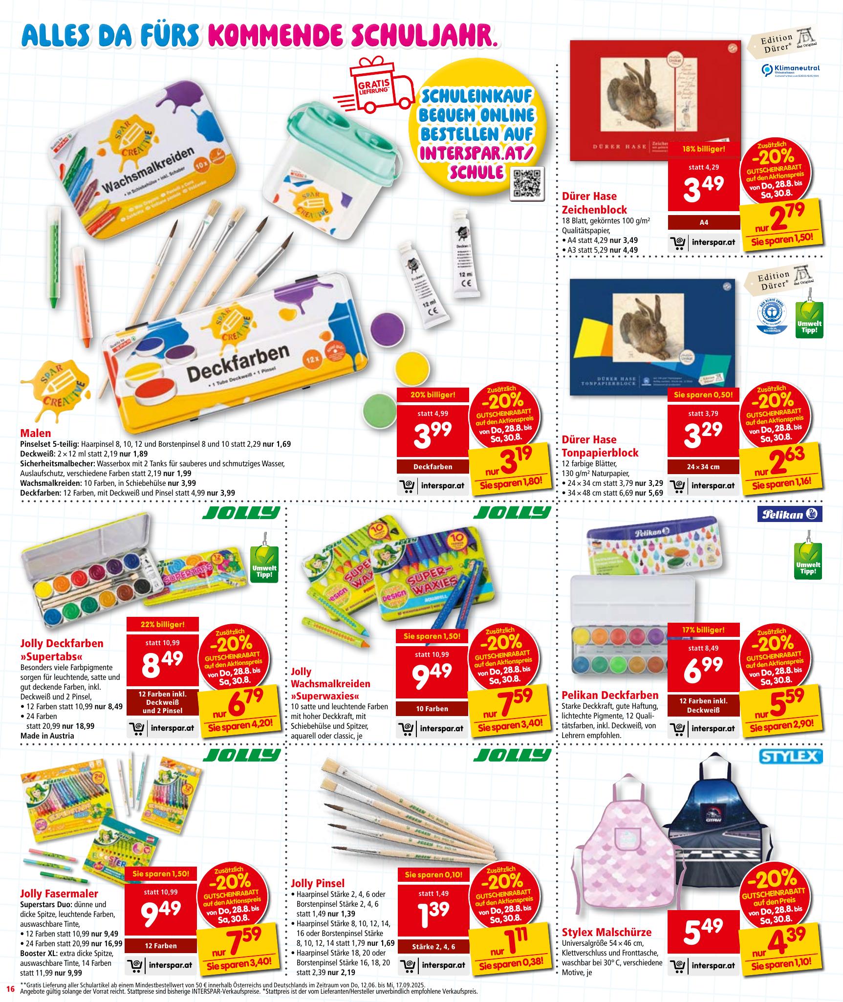 Interspar flyer page