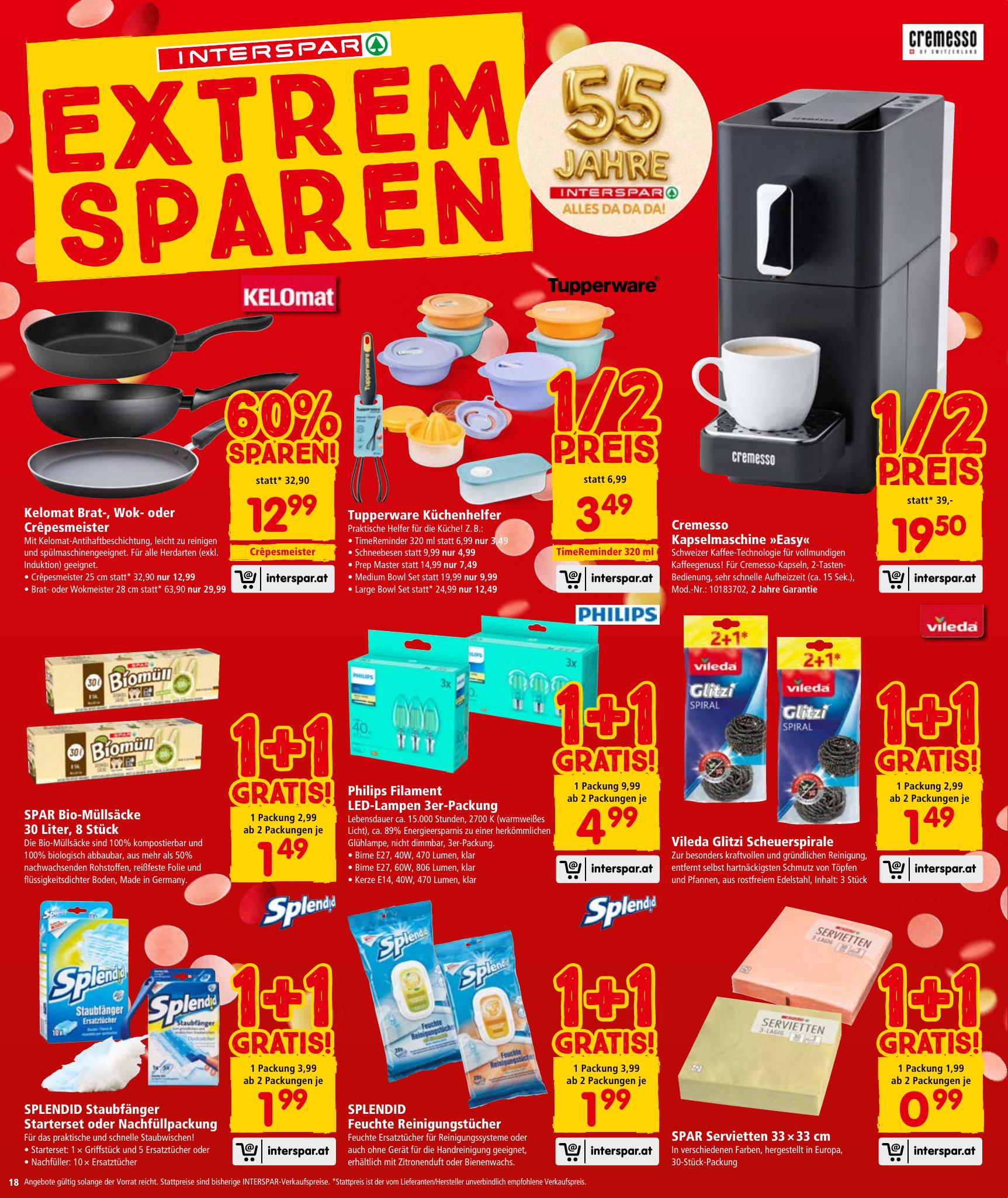 Interspar flyer page