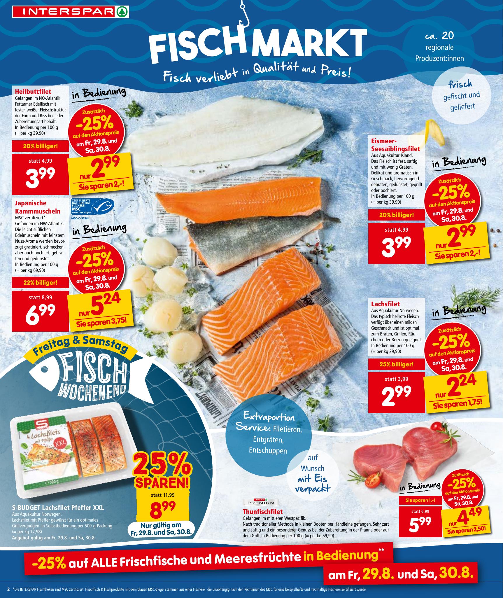 Interspar flyer page