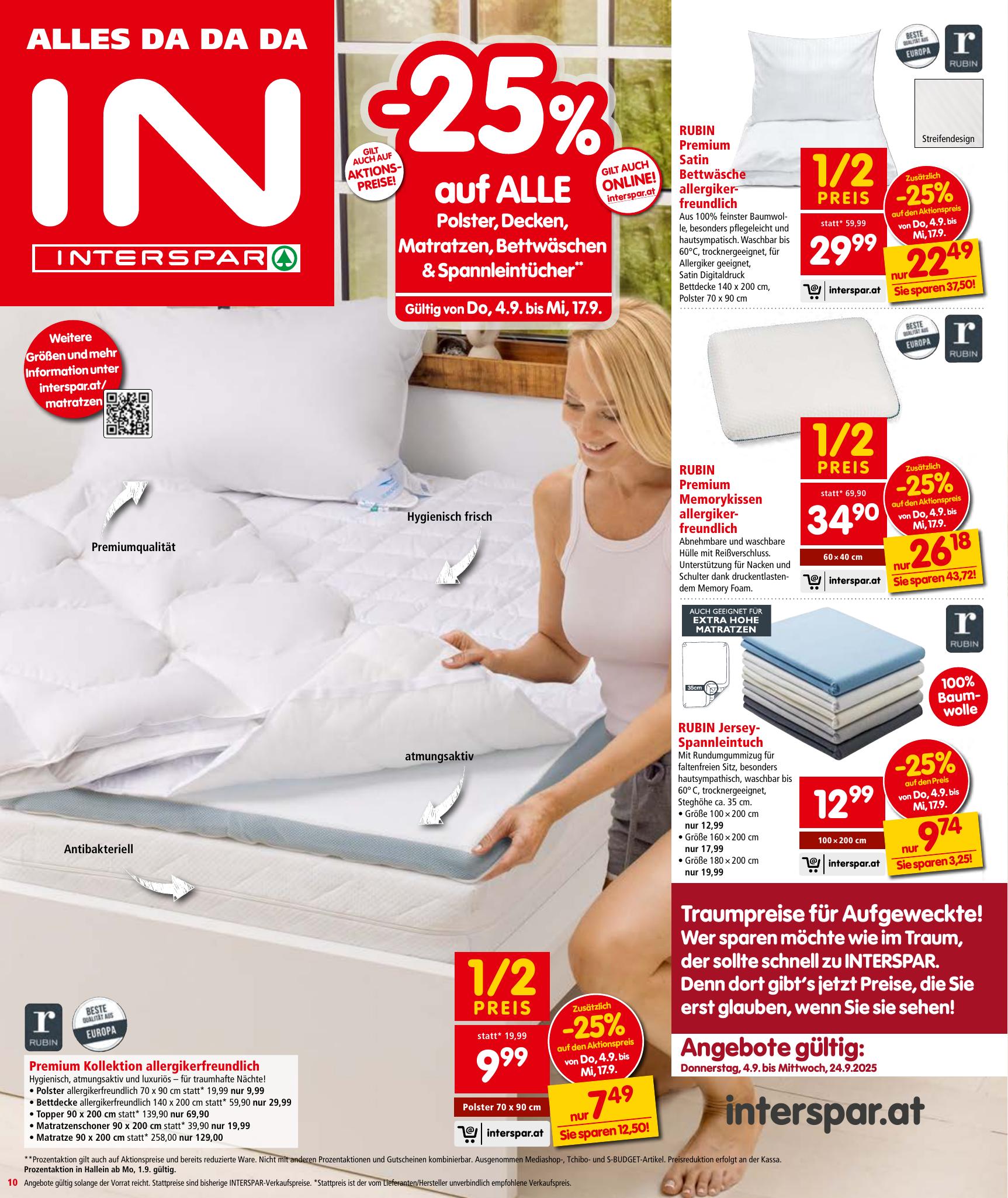 Interspar flyer page