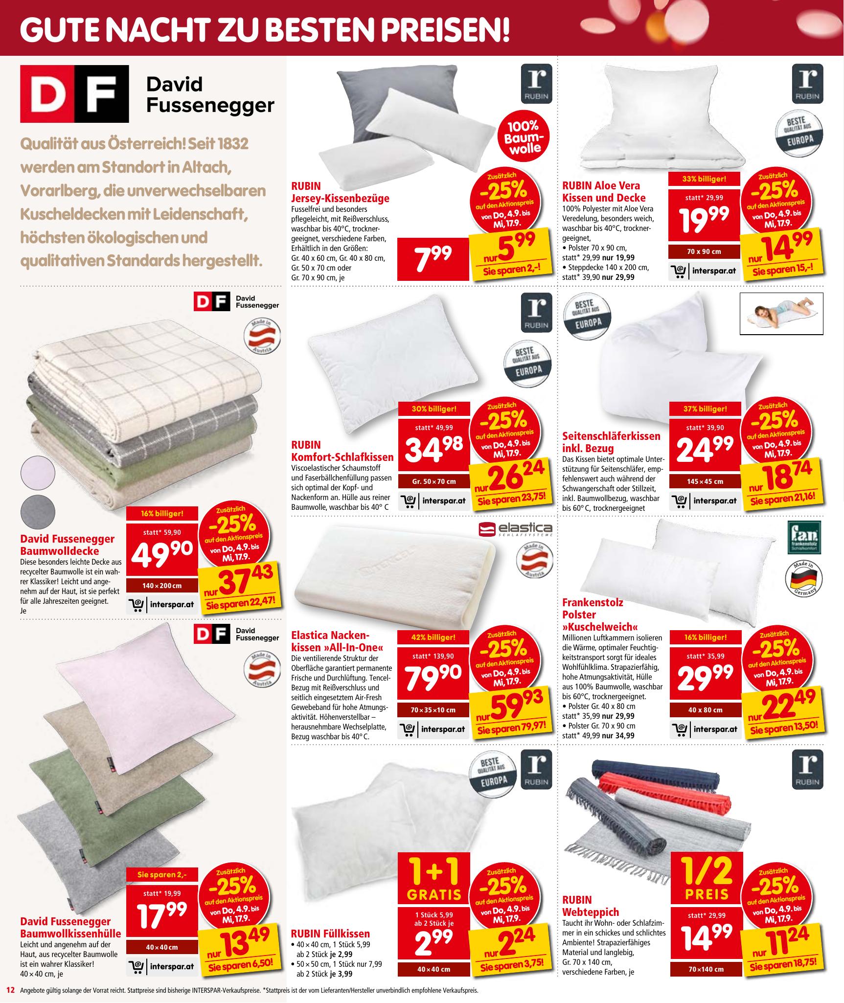 Interspar flyer page