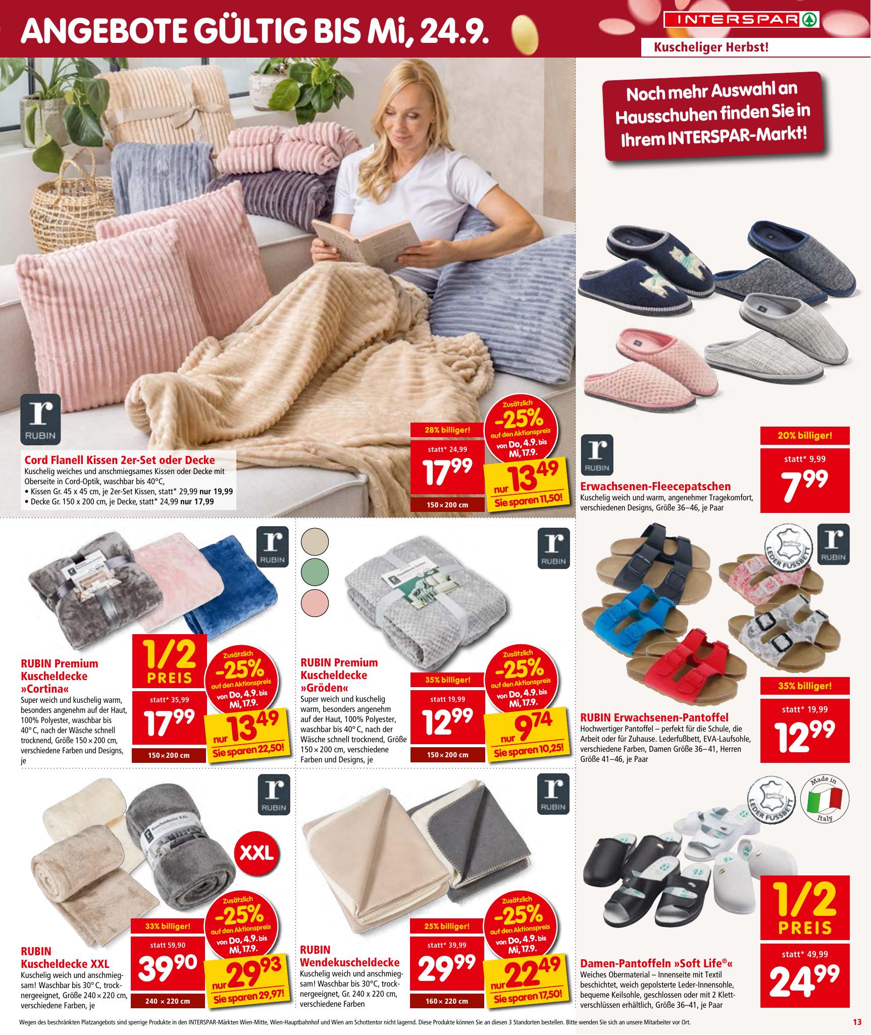 Interspar flyer page