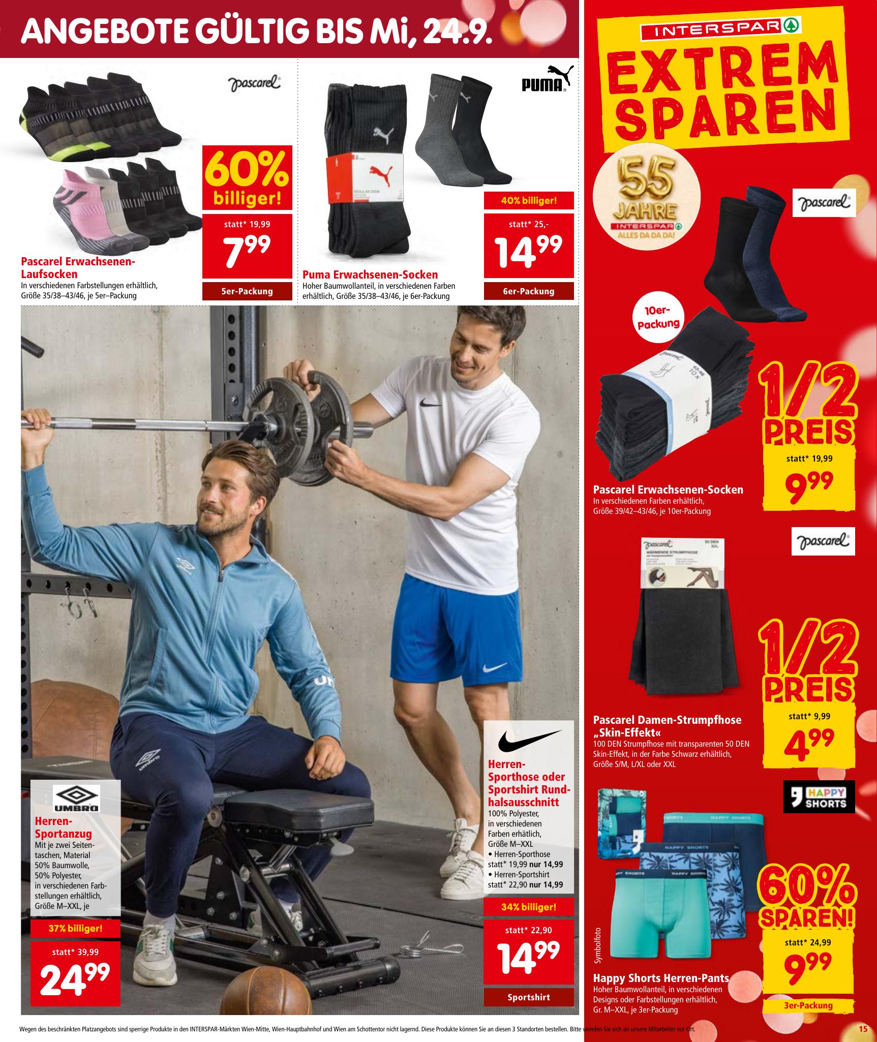 Interspar flyer page