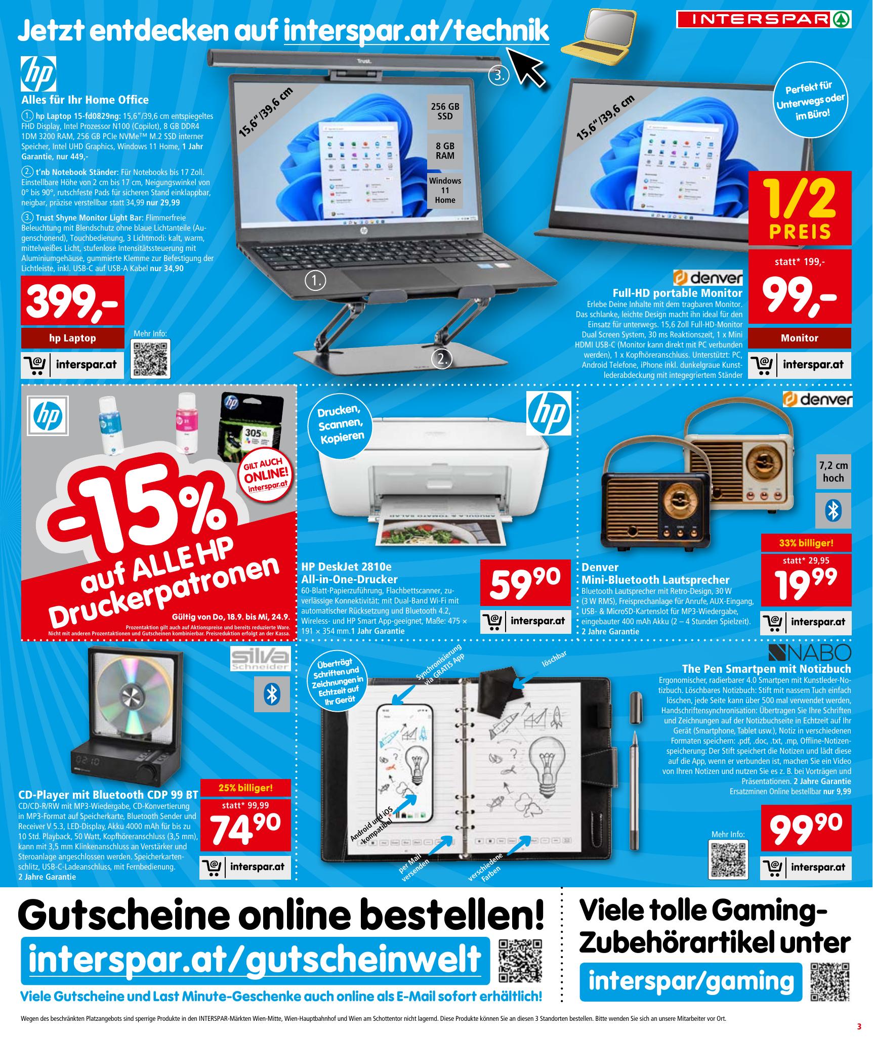 Interspar Katalog flyer page