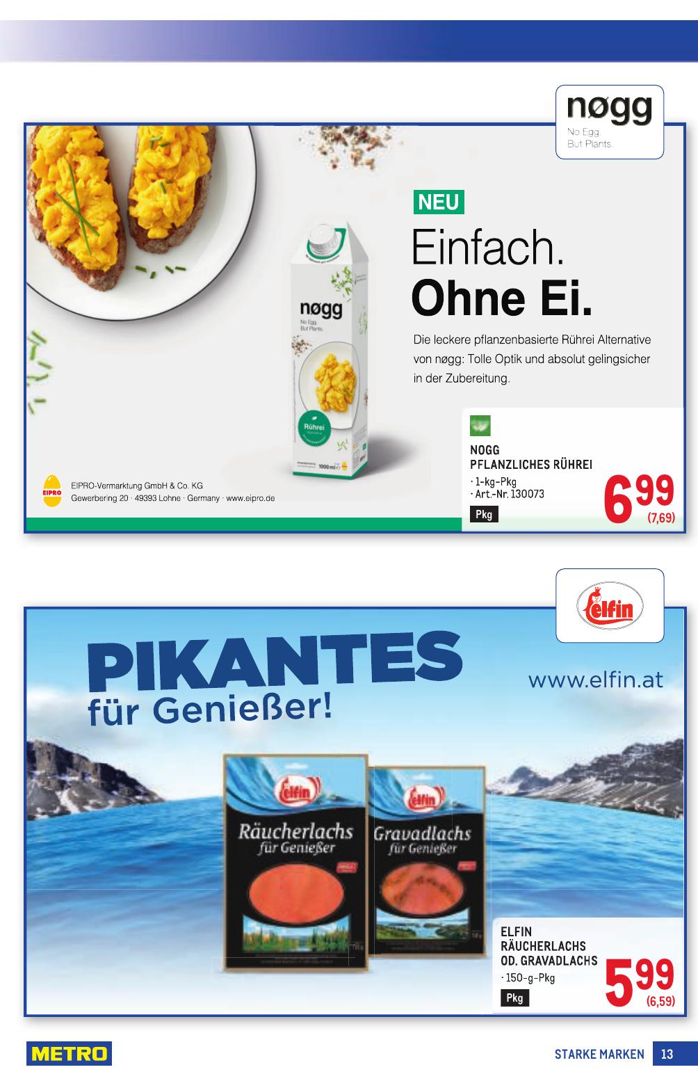 Metro Grosse Marken flyer page