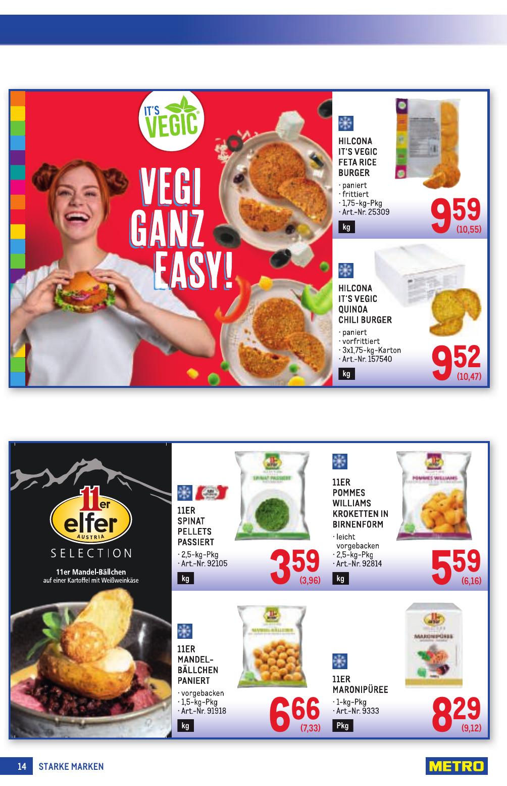 Metro Grosse Marken flyer page