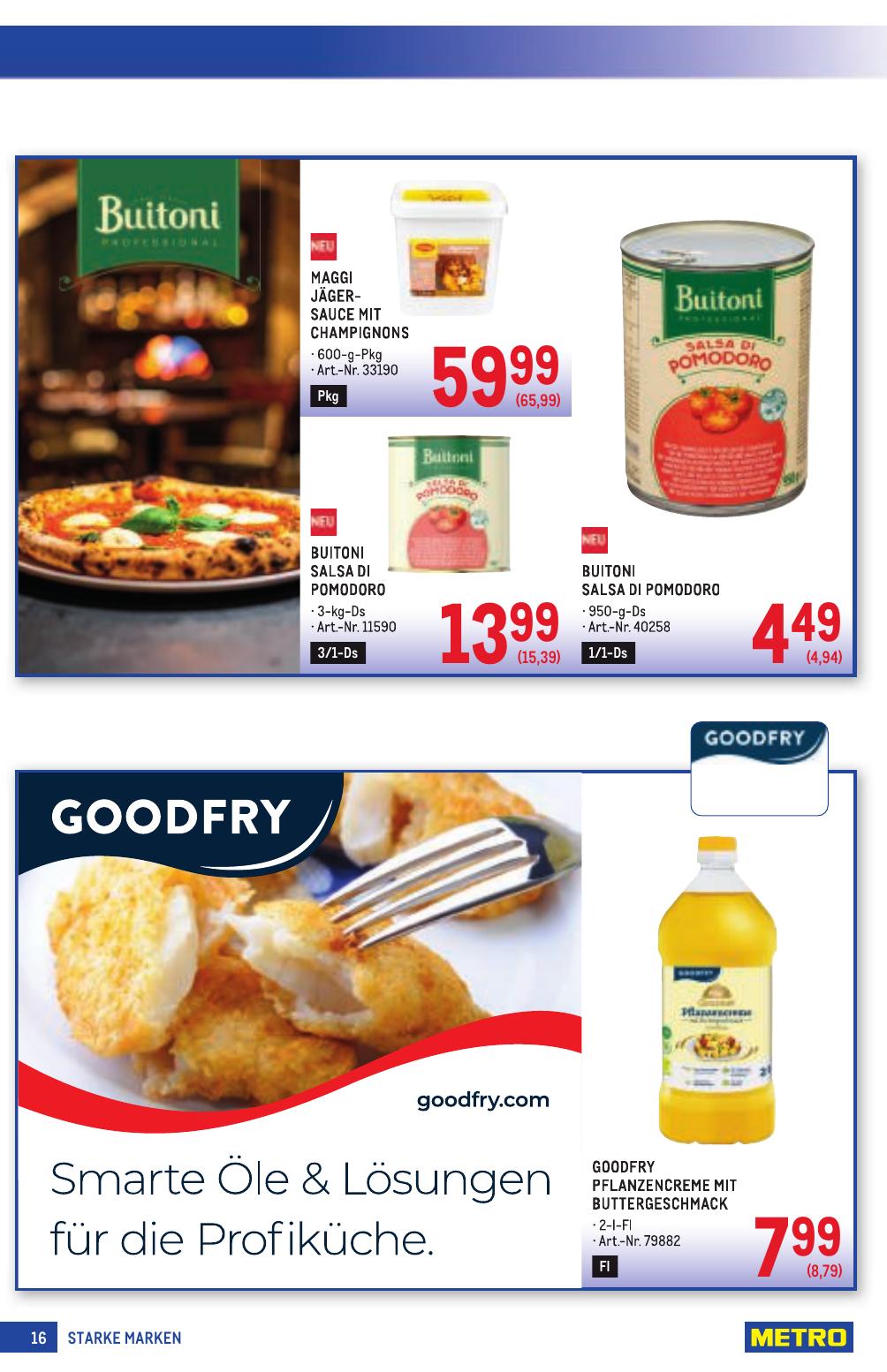 Metro Grosse Marken flyer page