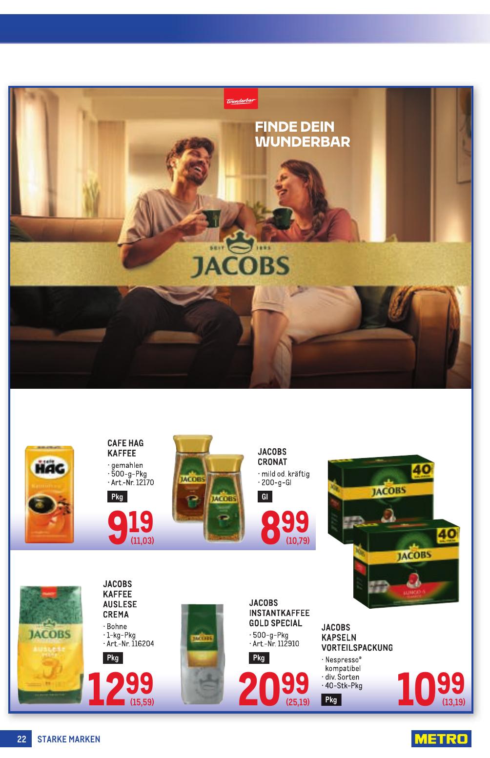 Metro Grosse Marken flyer page