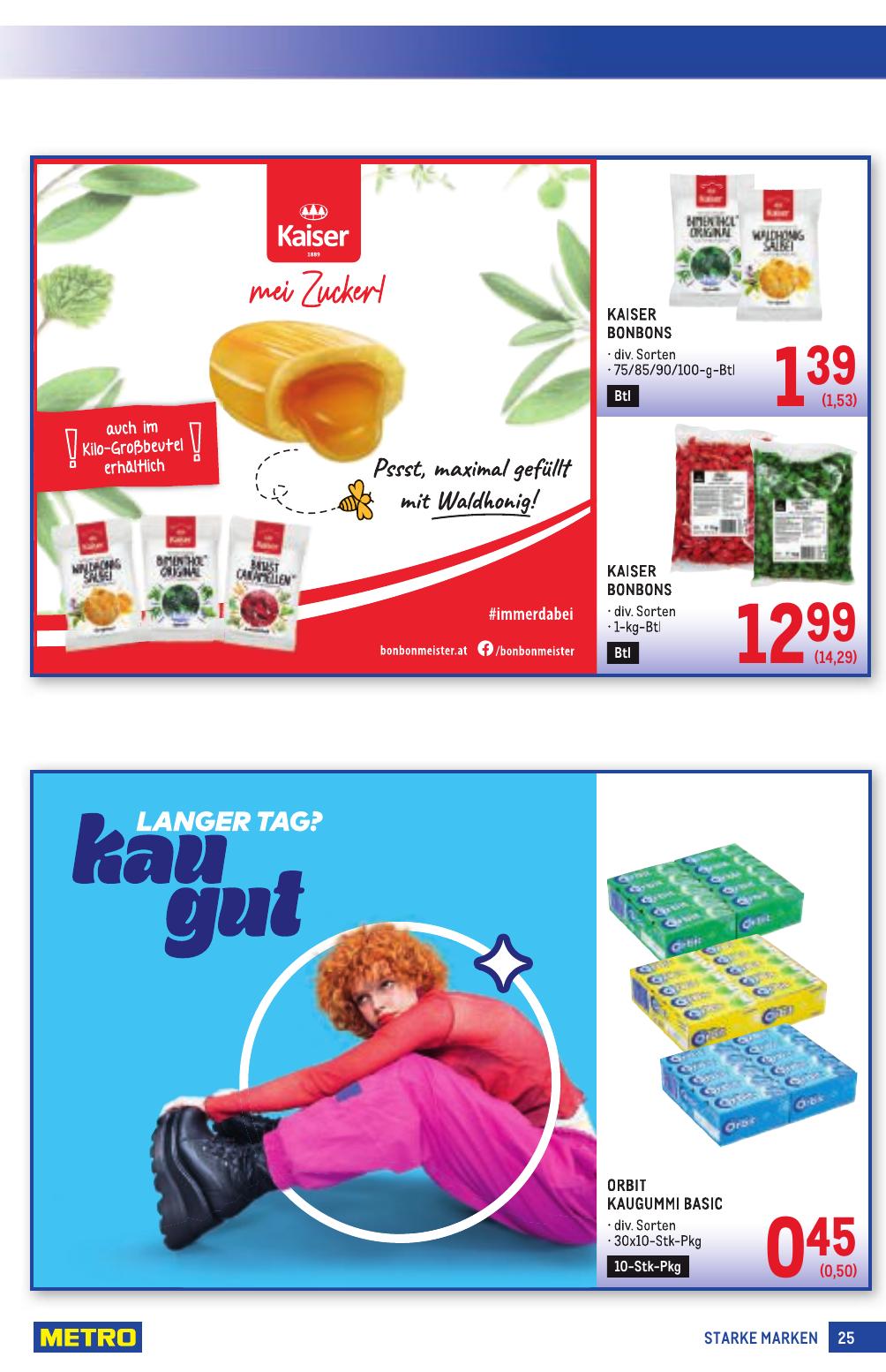 Metro Grosse Marken flyer page