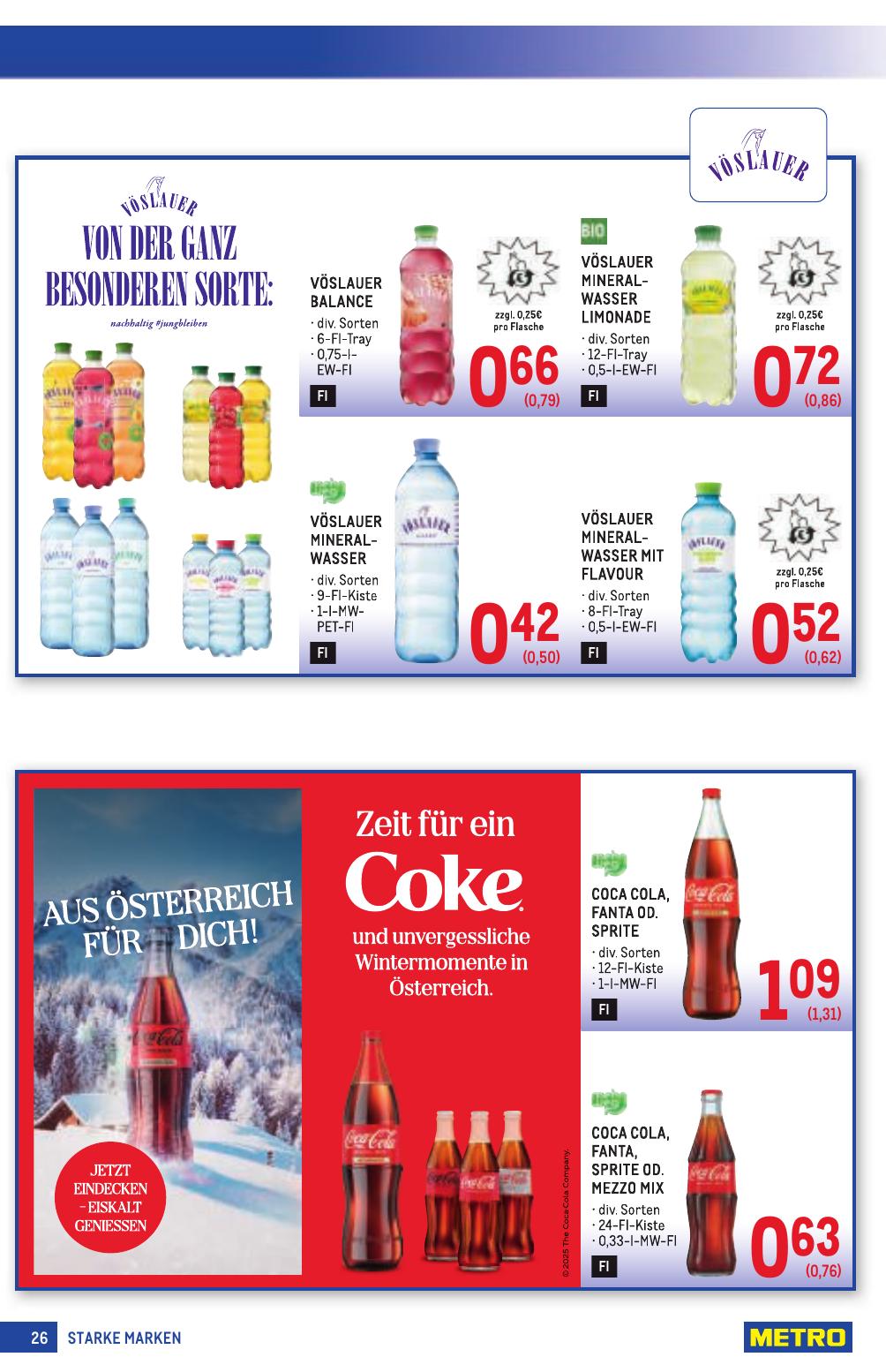 Metro Grosse Marken flyer page