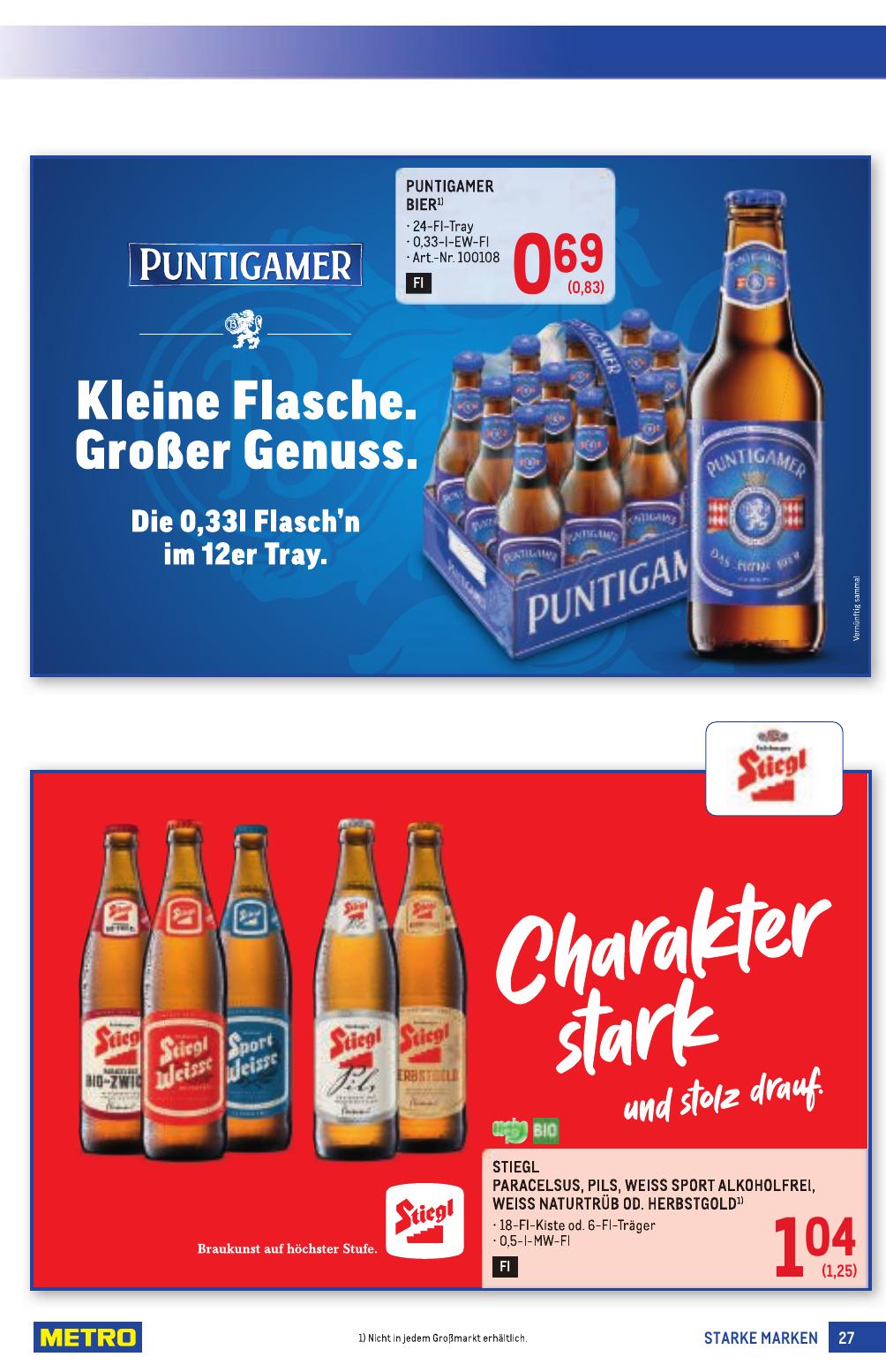 Metro Grosse Marken flyer page