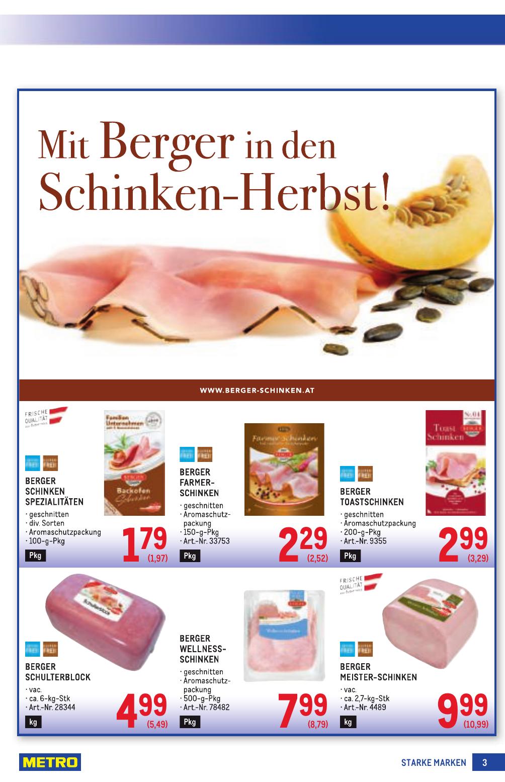 Metro Grosse Marken flyer page