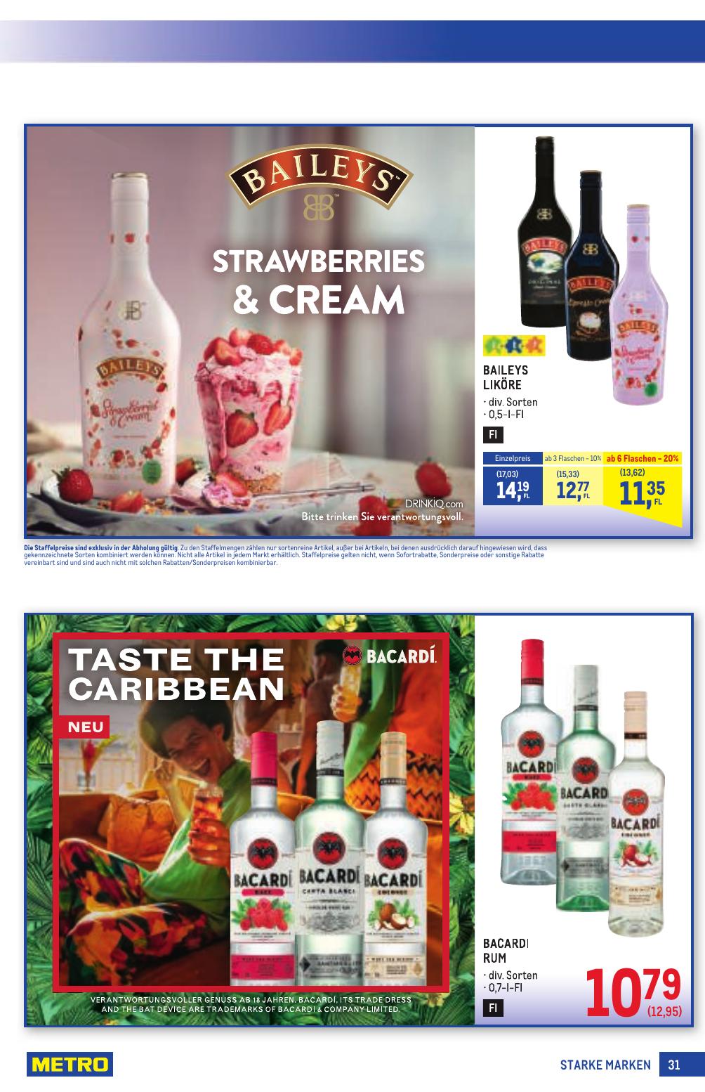 Metro Grosse Marken flyer page