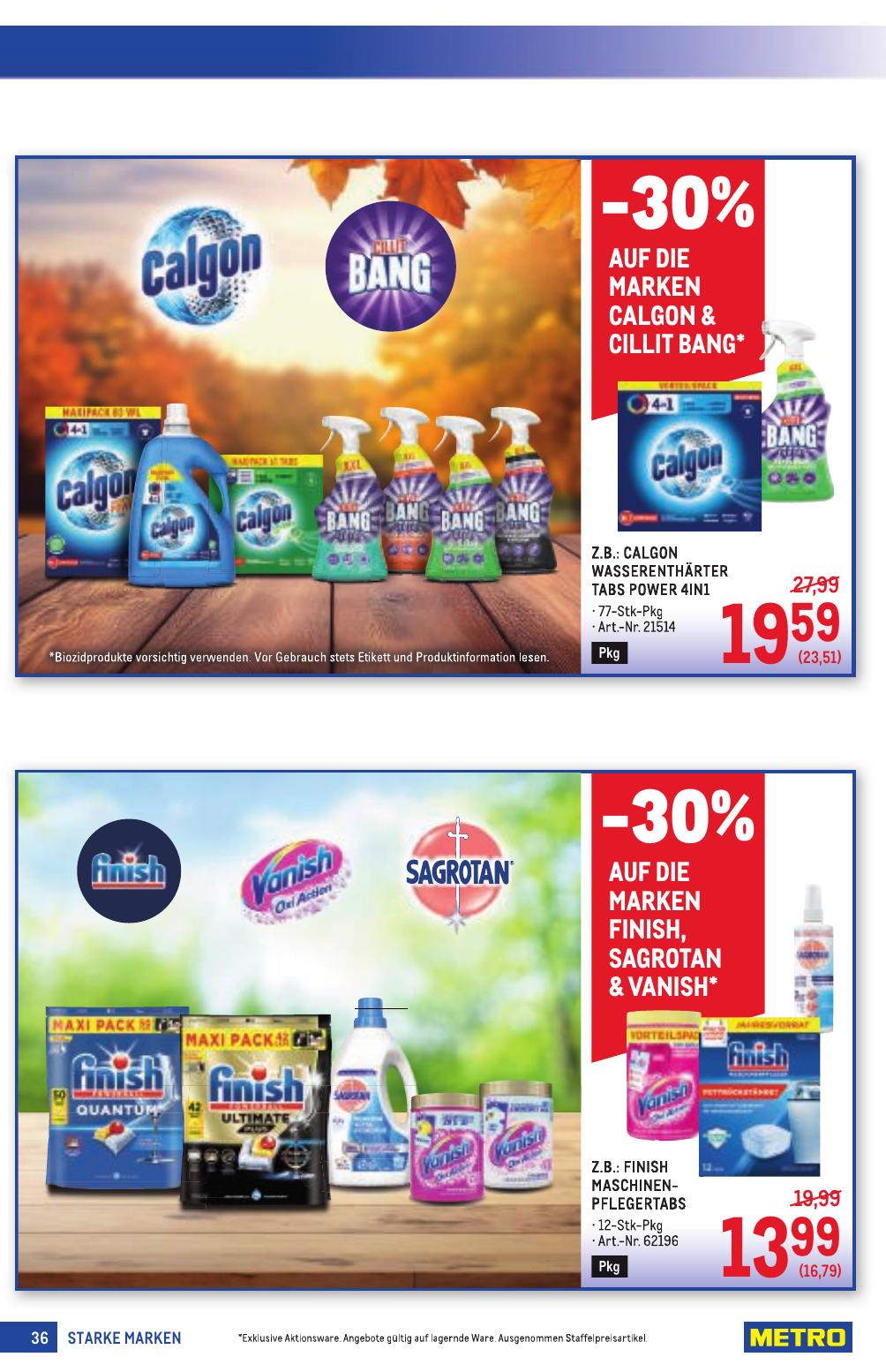 Metro Grosse Marken flyer page