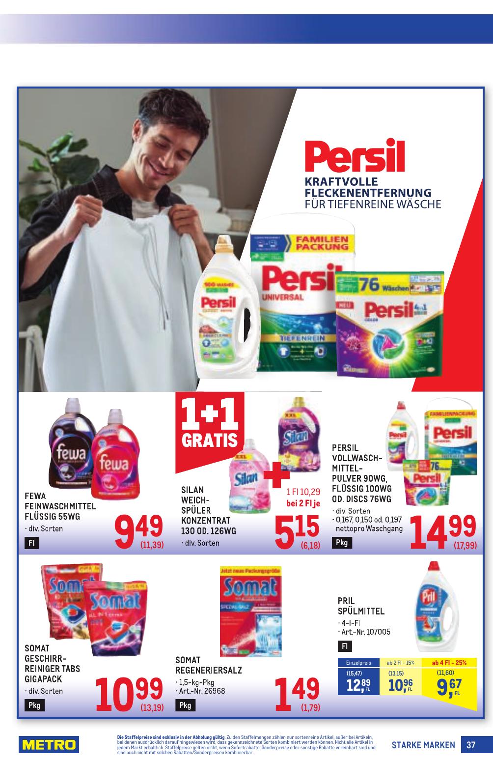 Metro Grosse Marken flyer page