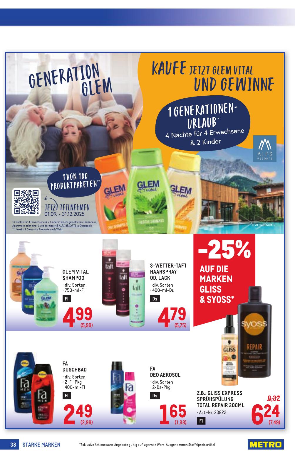 Metro Grosse Marken flyer page