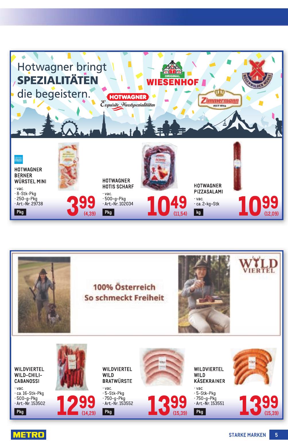 Metro Grosse Marken flyer page